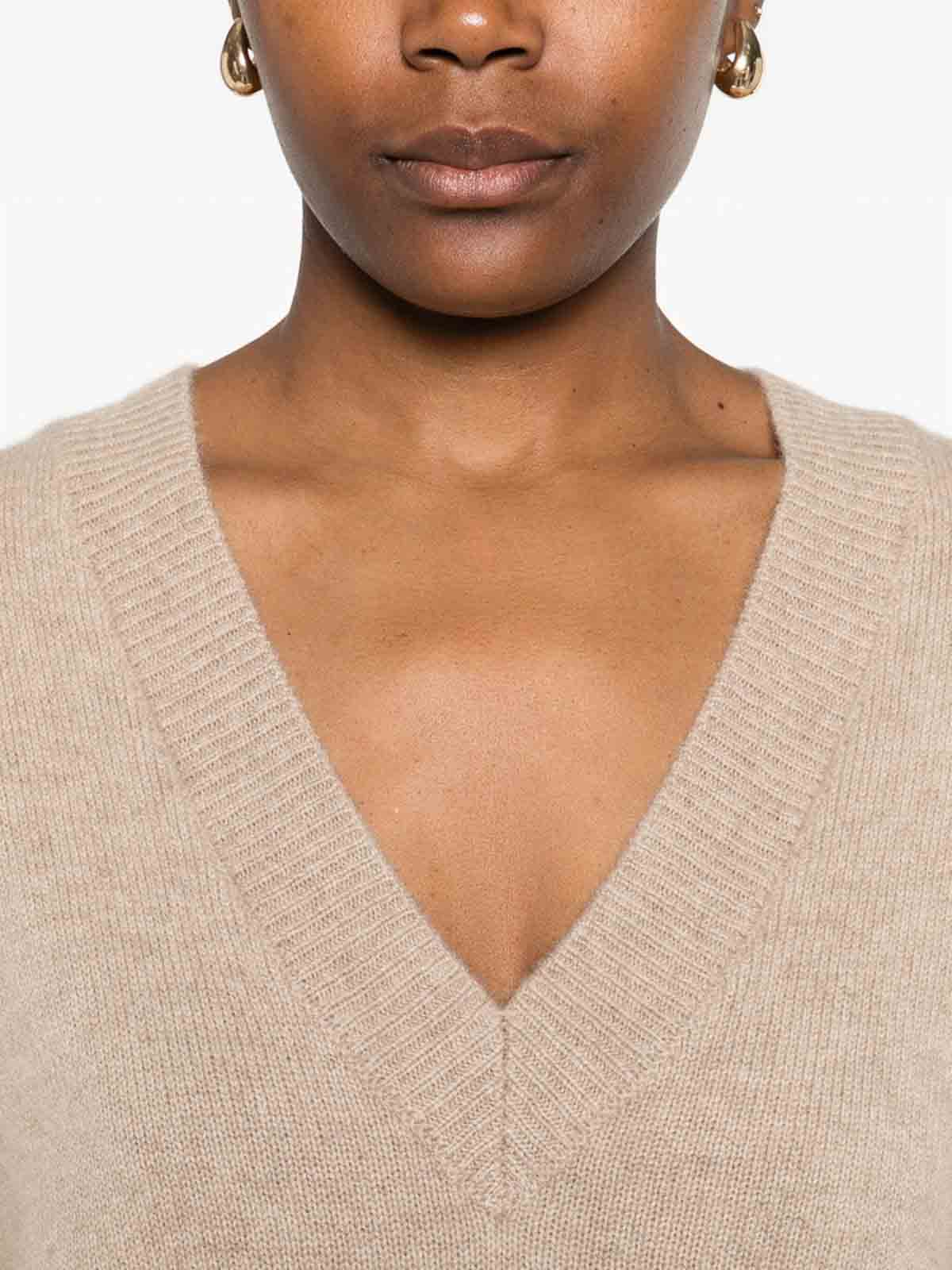 Anine Bing Cashmere Sweaters In Neutral