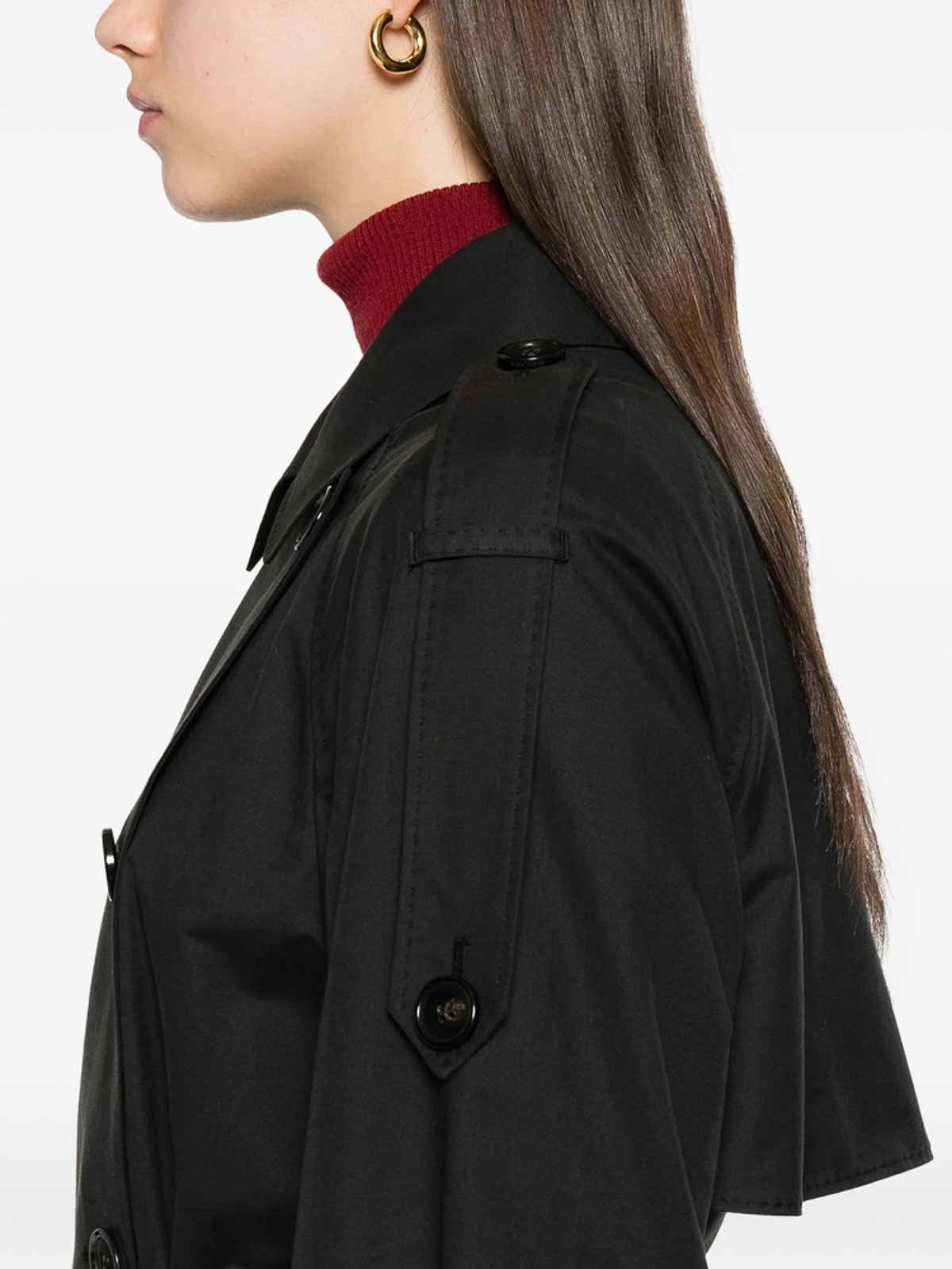 Max Mara The Cube Rainwear In Black