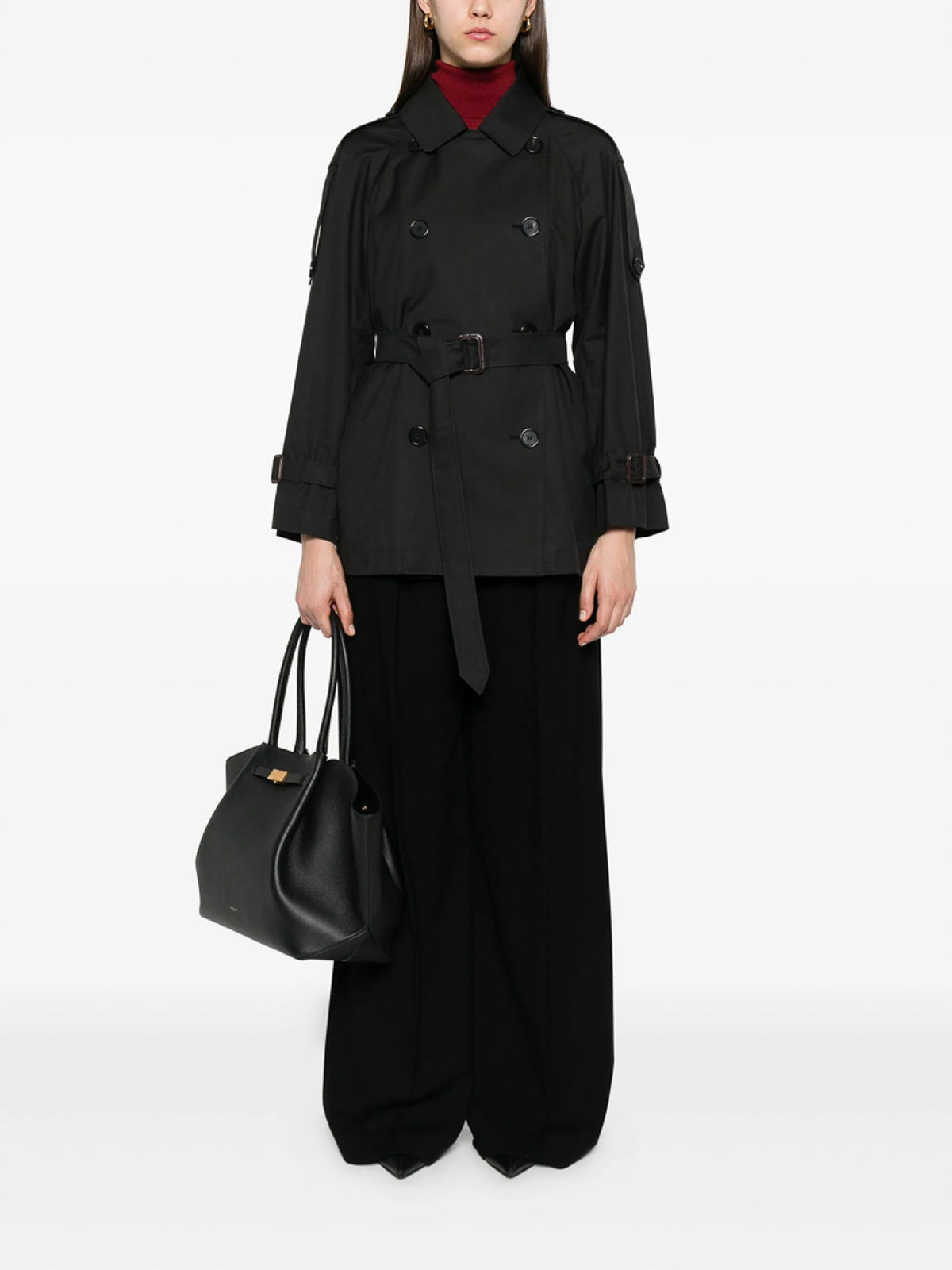 Max Mara The Cube Rainwear In Black