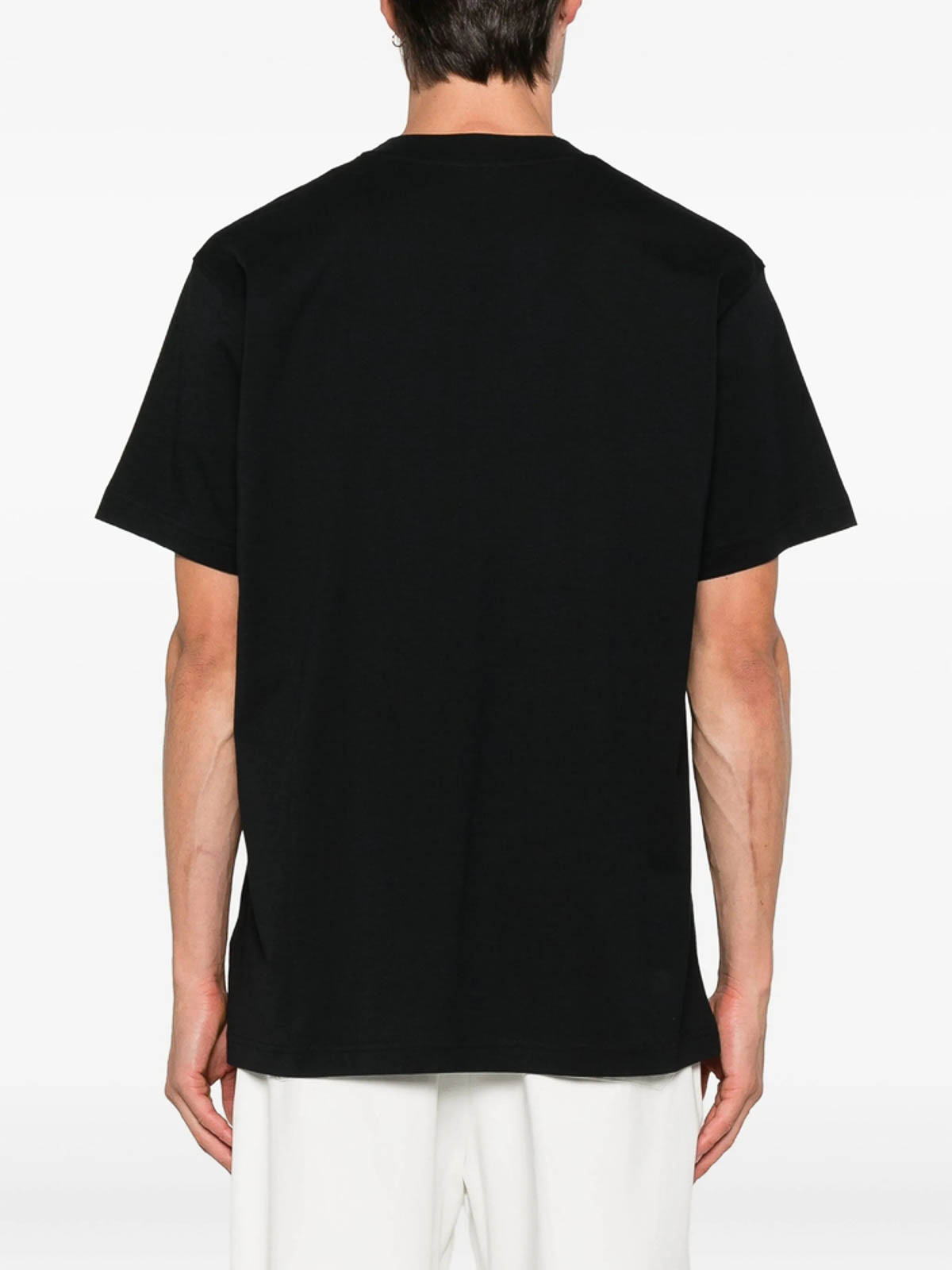 Moschino Logo-embellished T-shirt In Black