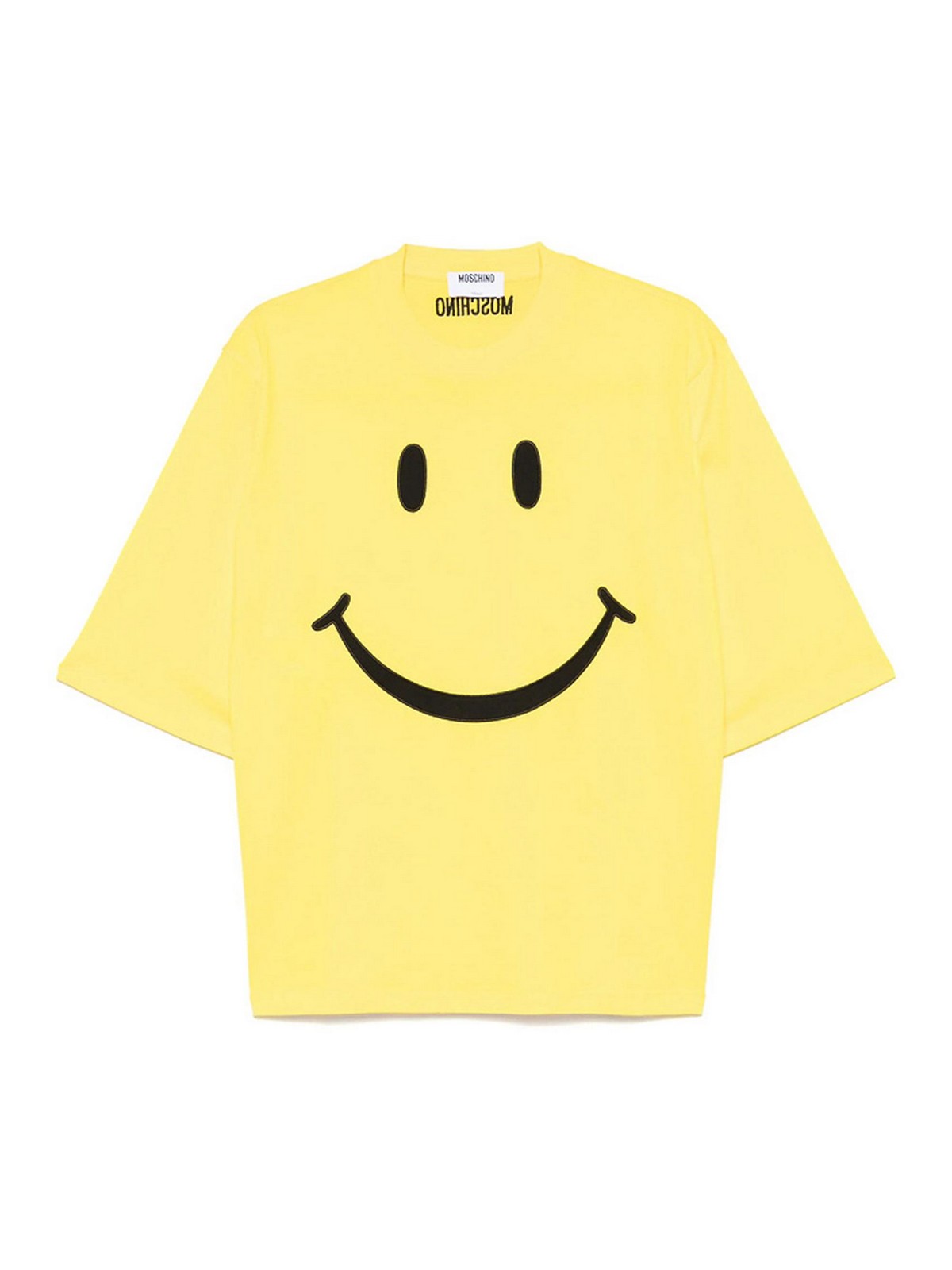Moschino T-shirt In Yellow