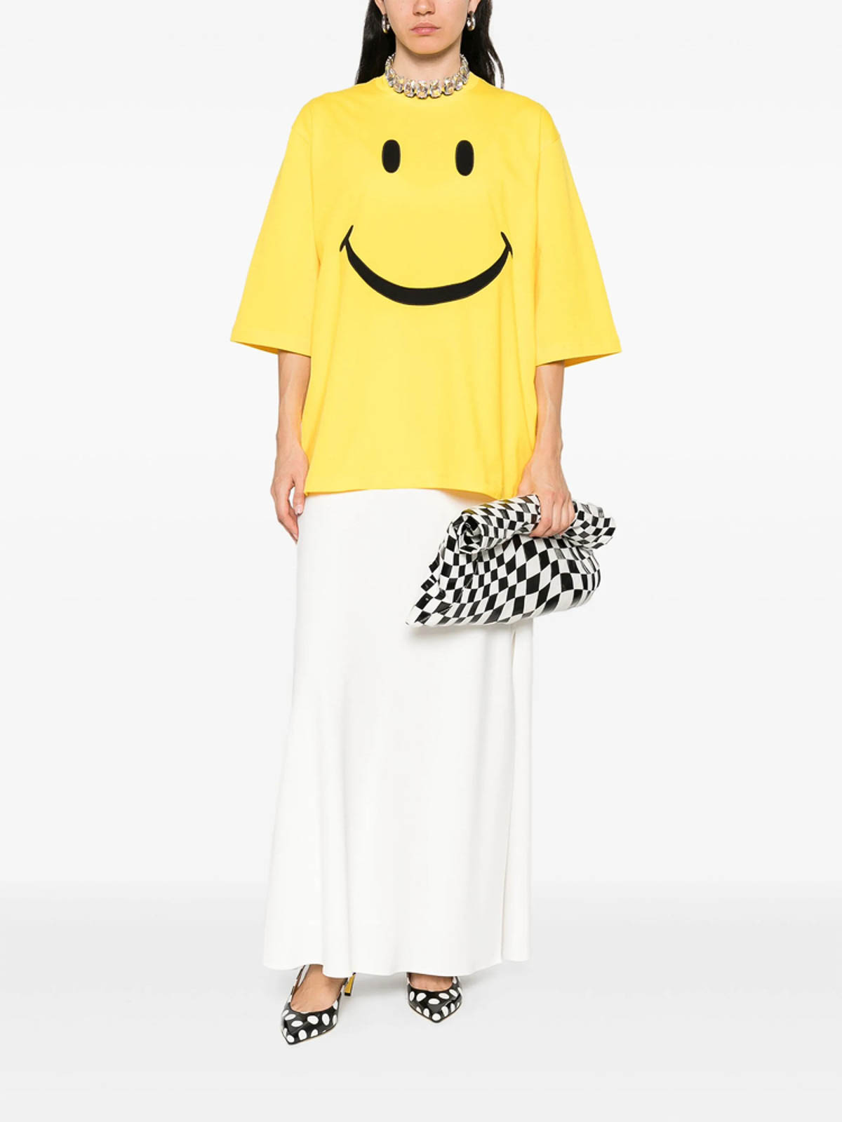 Moschino T-shirt In Yellow