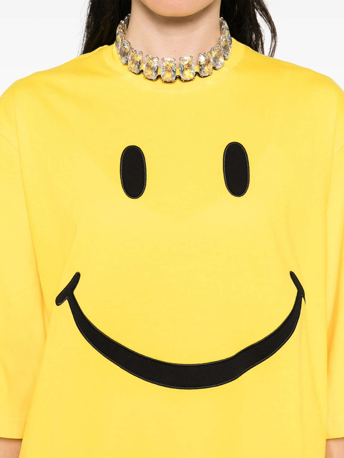 Moschino T-shirt In Yellow