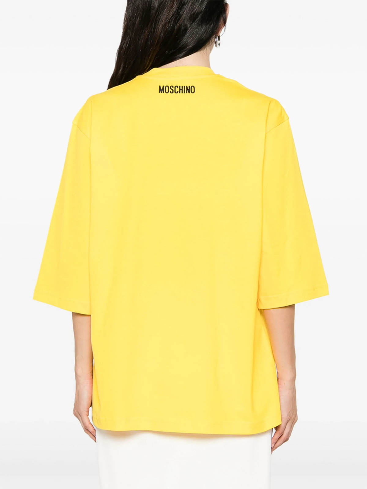 Moschino T-shirt In Yellow
