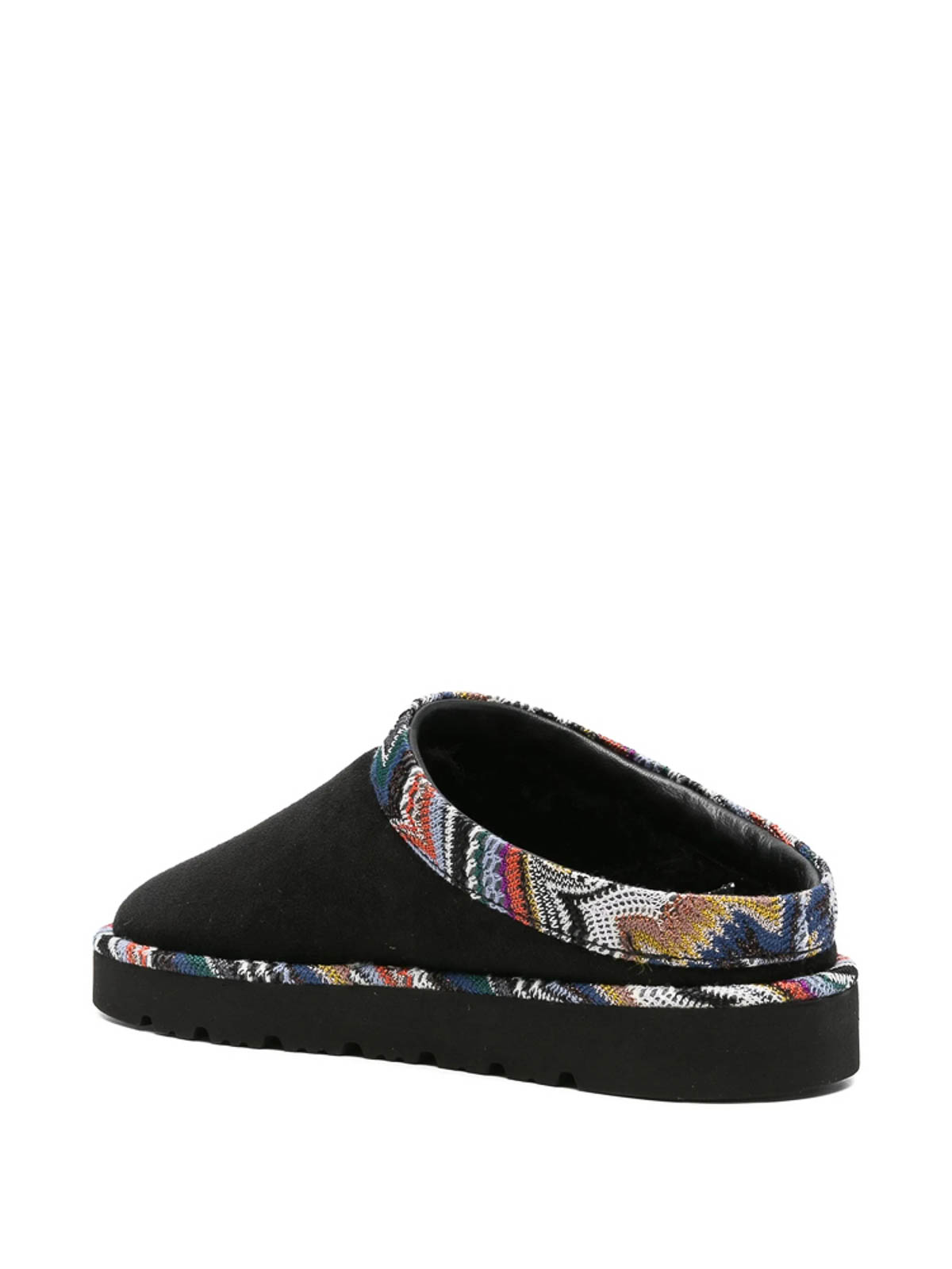 Missoni Patterned-trim Slippers In Multi