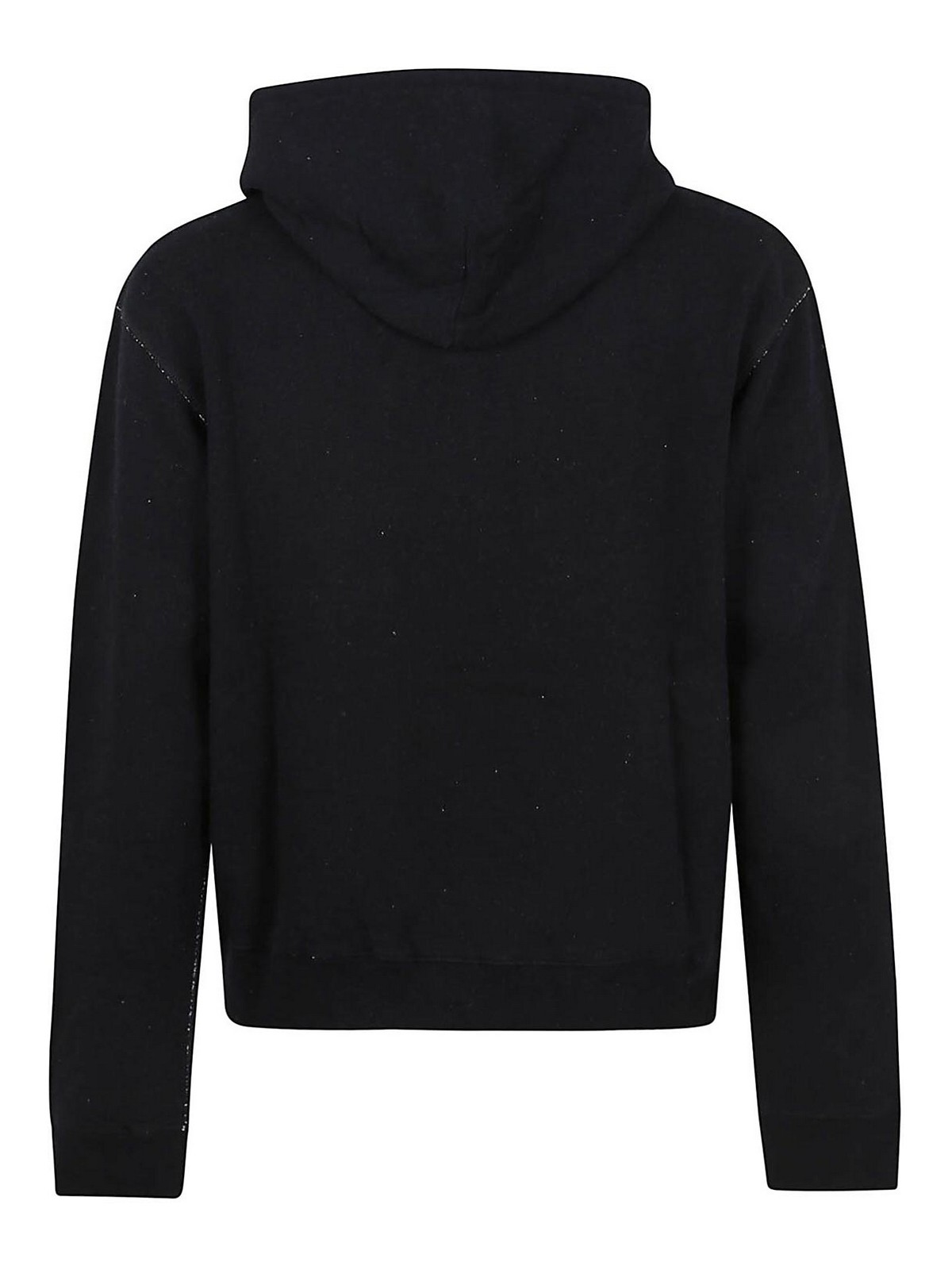 Valentino Cotton Fabric Sweatshirt With Comfortable Fit In Black