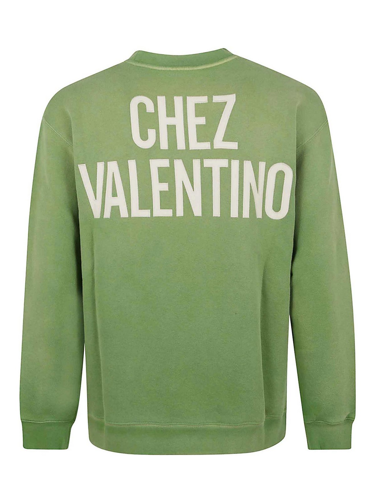 Valentino Garavani Pure Cotton Sweatshirt In White