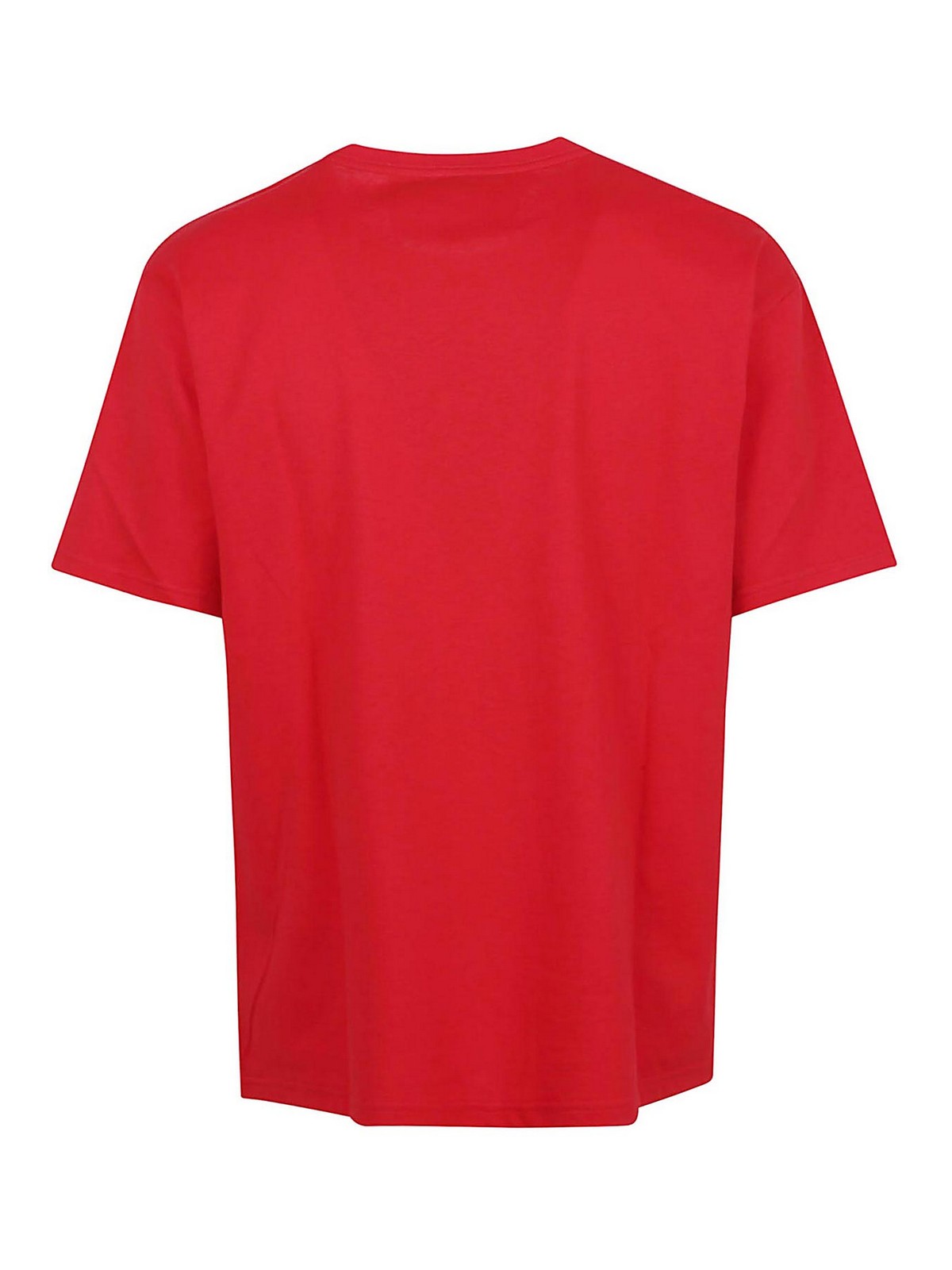 Valentino Red T-shirt With Le Chat De La Maison Print In Red