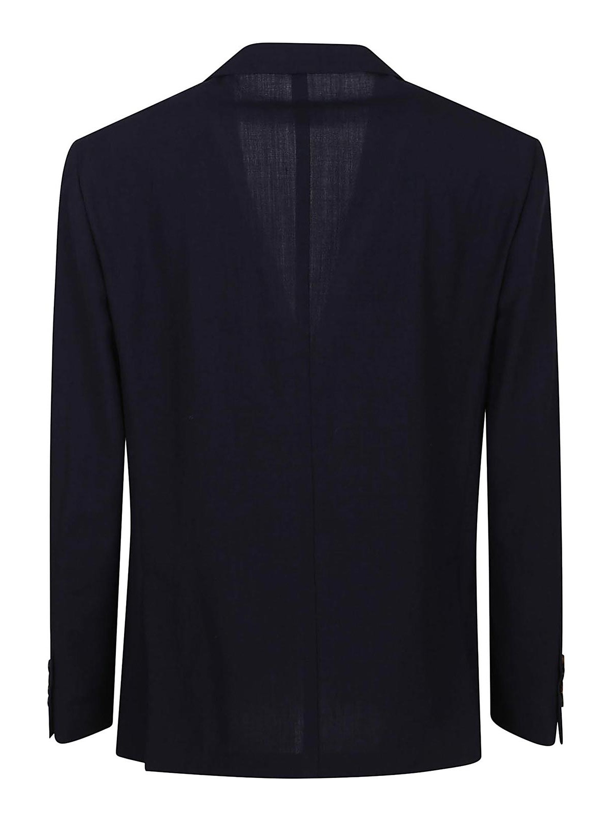 Eleventy Black Cotton Jacket With Classic Lapel And Modern Fit In Black