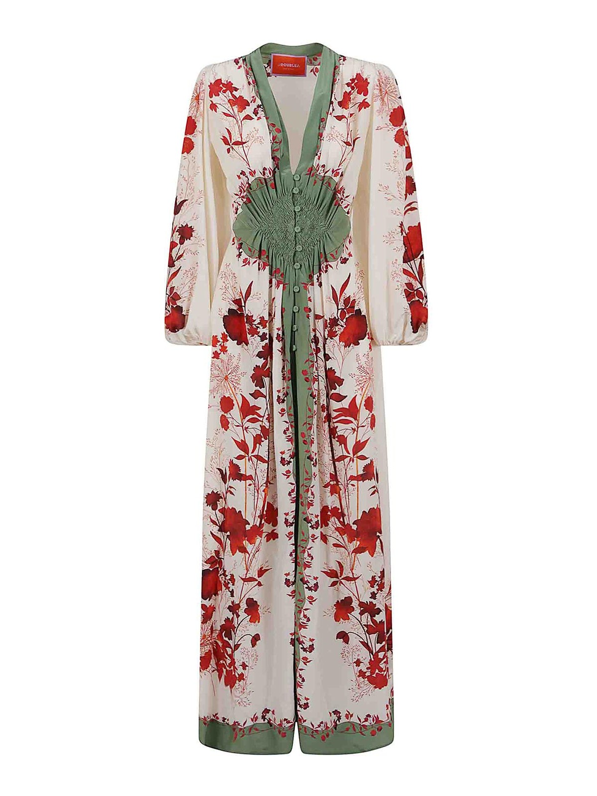 La Doublej Long Camerino Dress In Multi