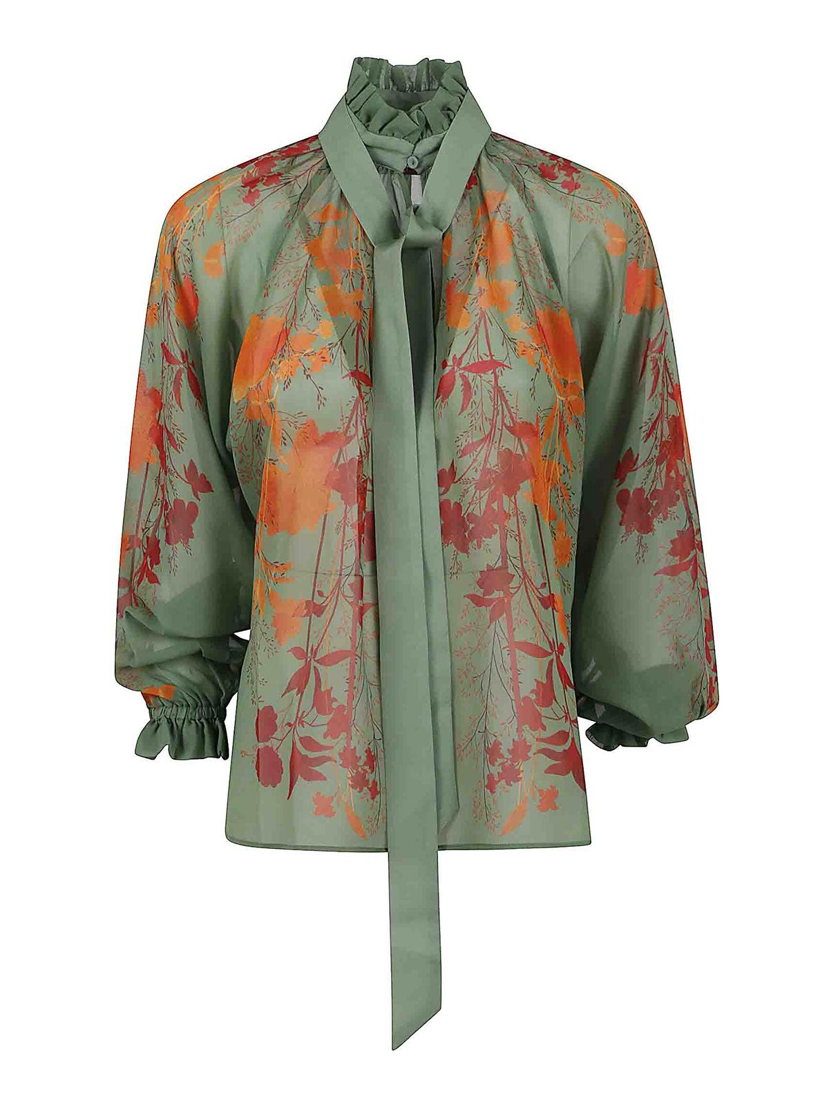 La Doublej Ceres Blouse In Green