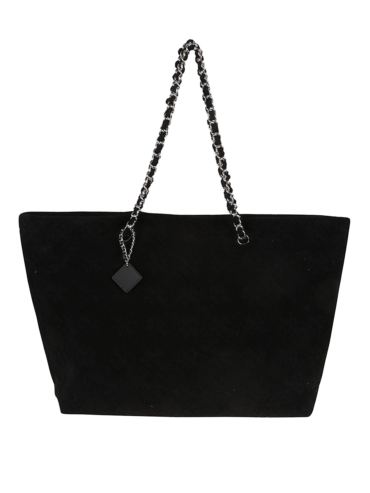 Tory Burch Ella Terry Chain Tote In Black