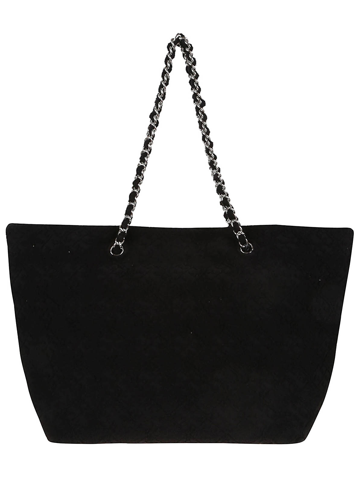 Tory Burch Ella Terry Chain Tote In Black