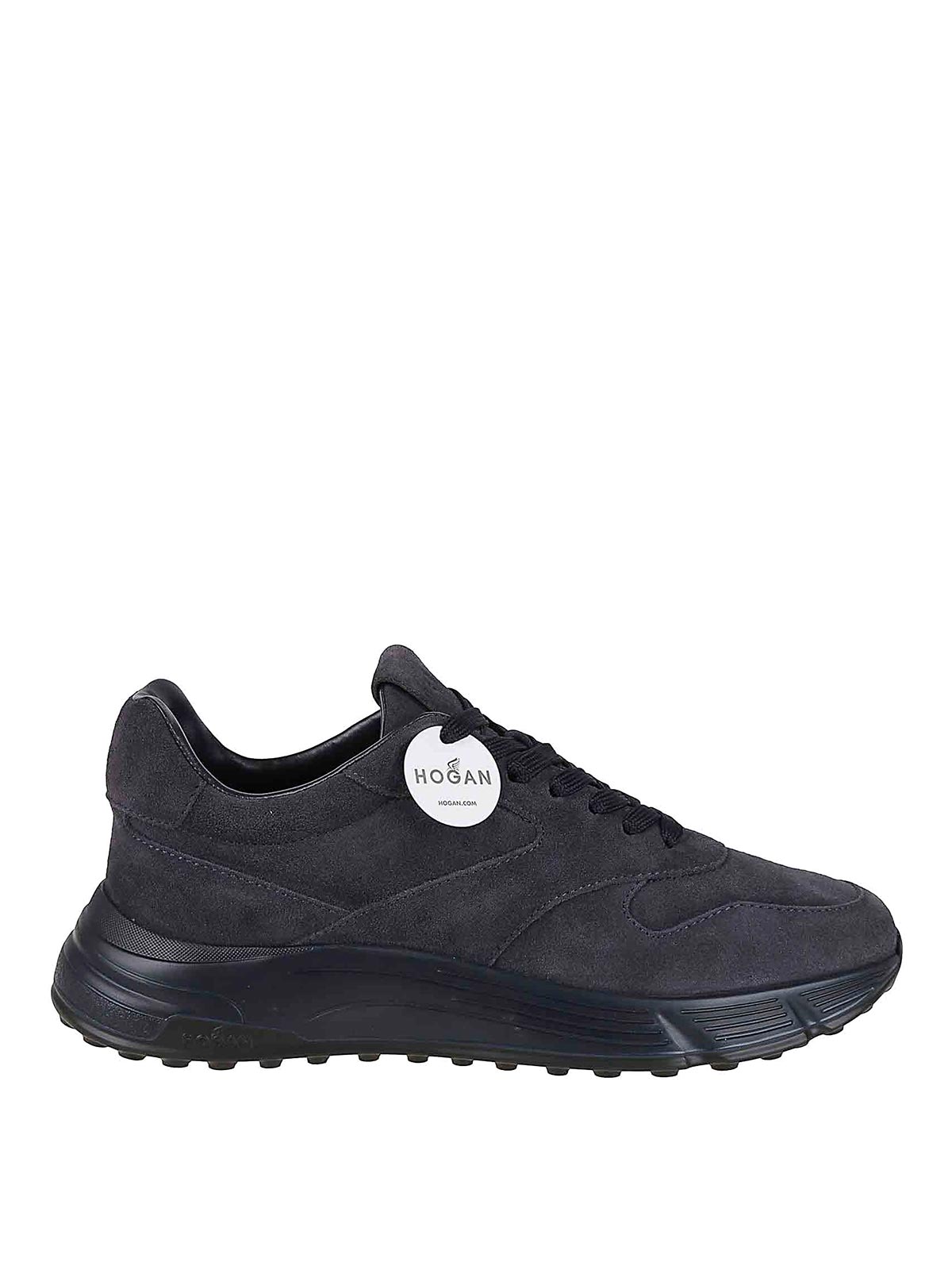 Hogan Suede Upper Hyperlight Sneakers In Black