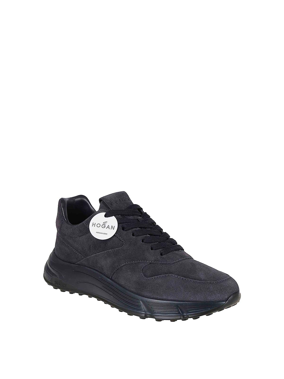 Hogan Suede Upper Hyperlight Sneakers In Black