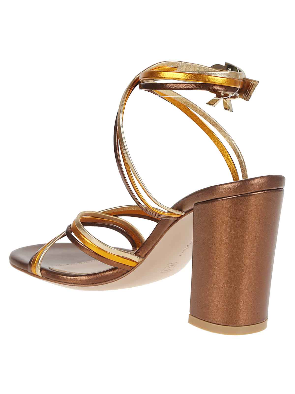 Gianvito Rossi Calissa Block-heeled Sandals In Brown