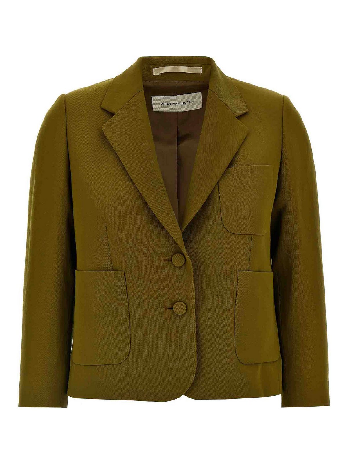 Dries Van Noten Bamis Blazer In Green
