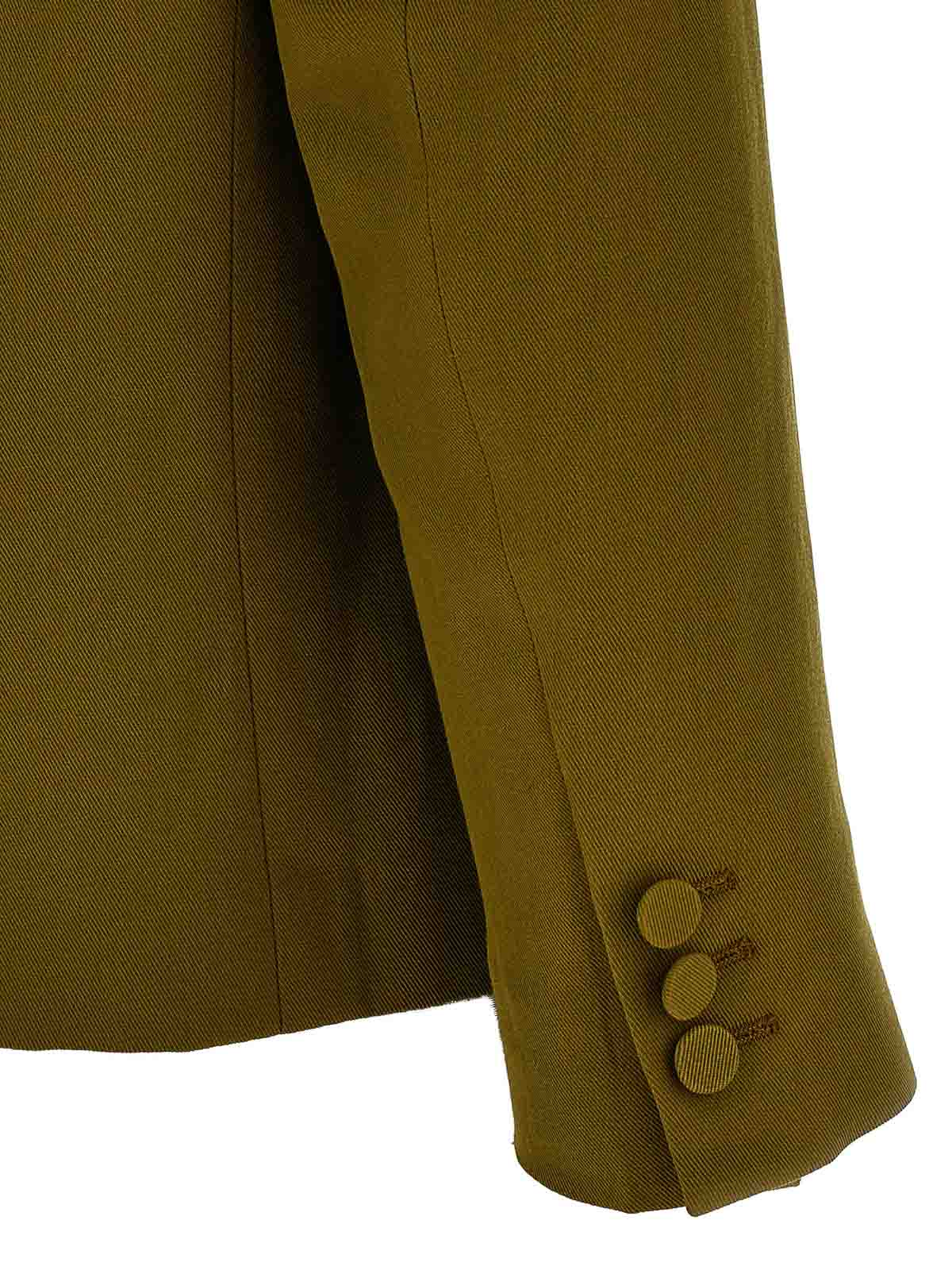 Dries Van Noten Bamis Blazer In Green