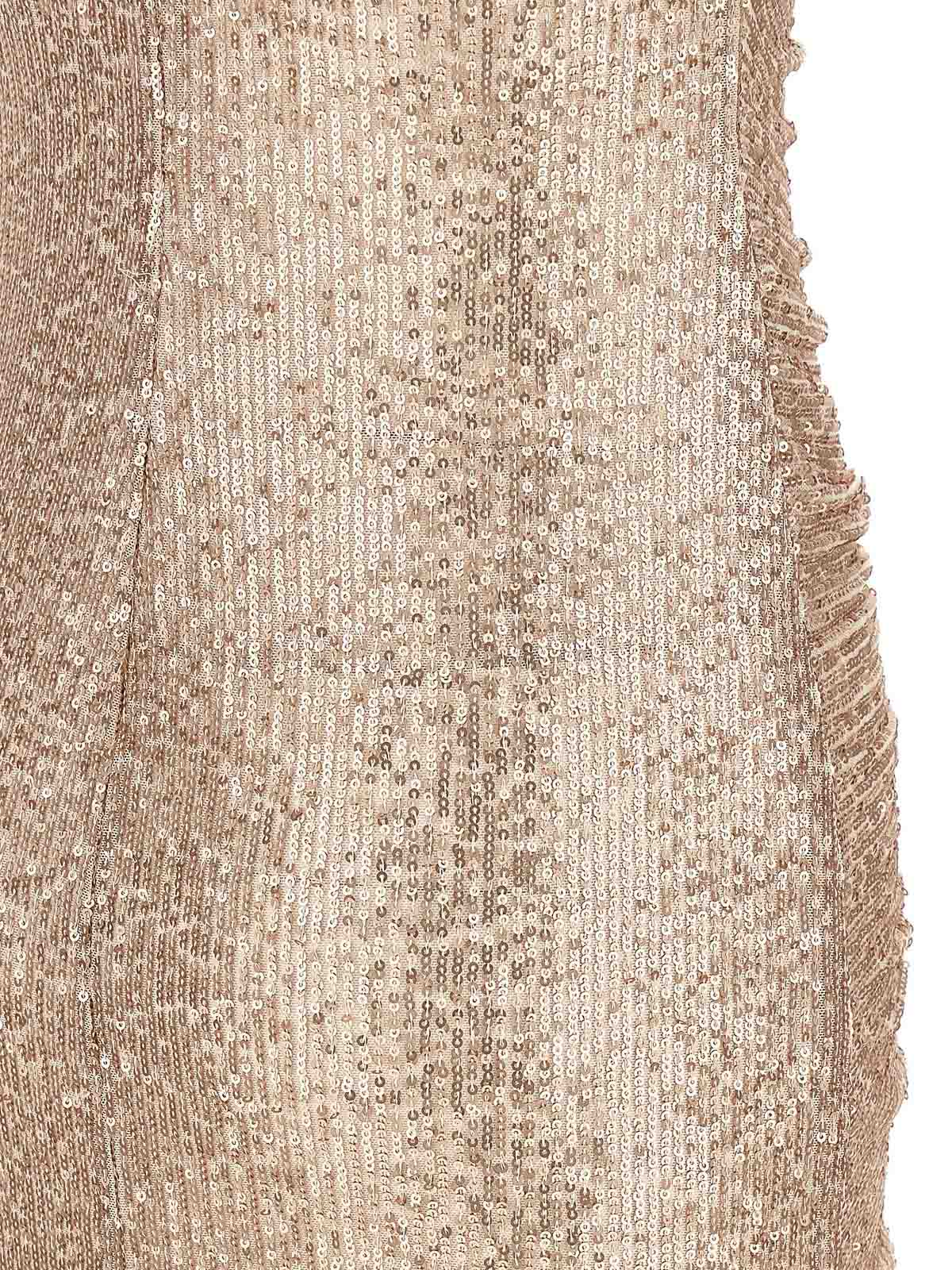 Norma Kamali Strapless Shirred Front Dress In Neutral