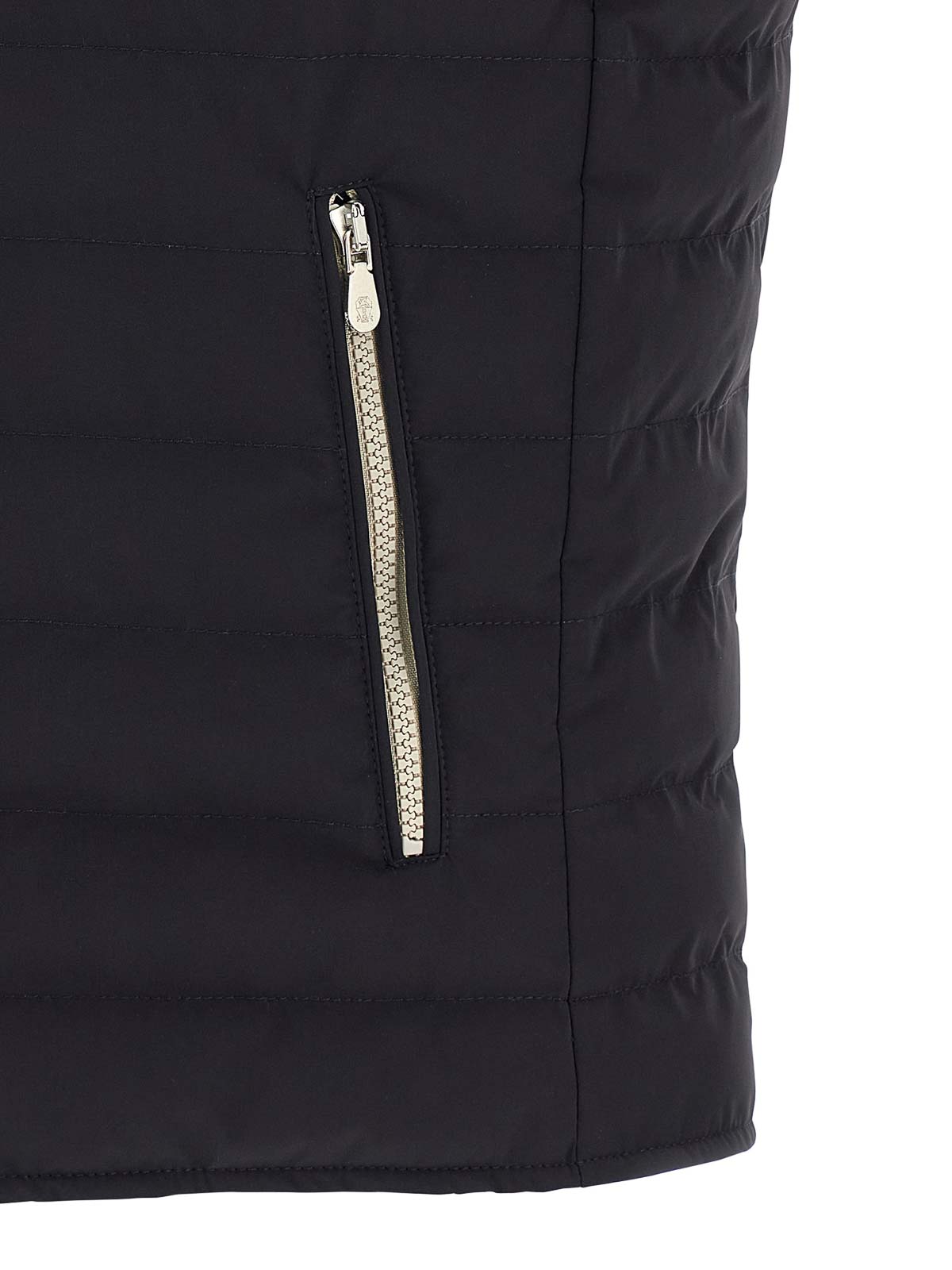 Brunello Cucinelli Quilted High-neck Gilet In Black