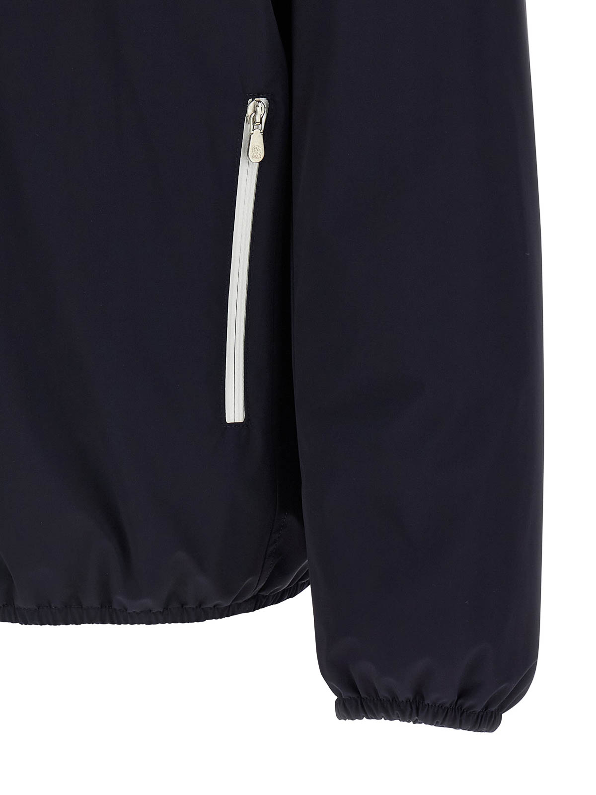 Brunello Cucinelli Men Nylon Blouson Jacket In Blue