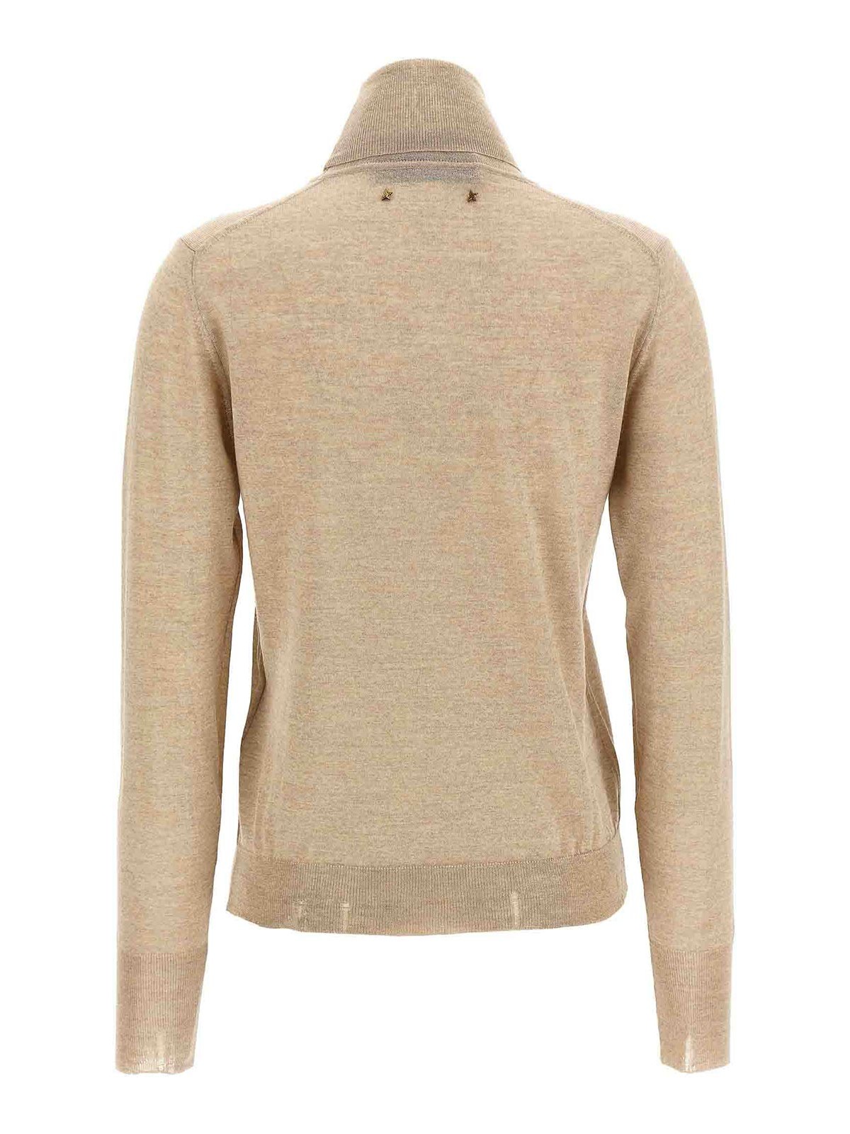 Golden Goose Dilara Turtleneck Sweater In Neutral