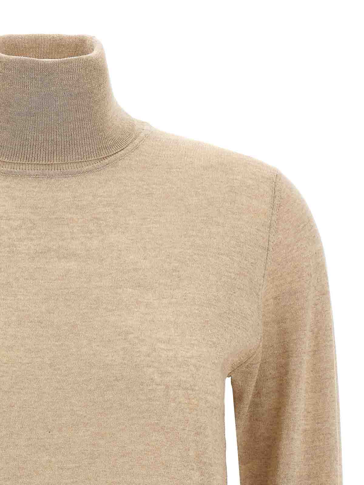 Golden Goose Dilara Turtleneck Sweater In Neutral