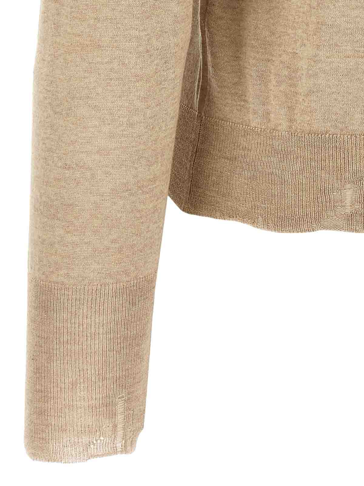 Golden Goose Dilara Turtleneck Sweater In Neutral