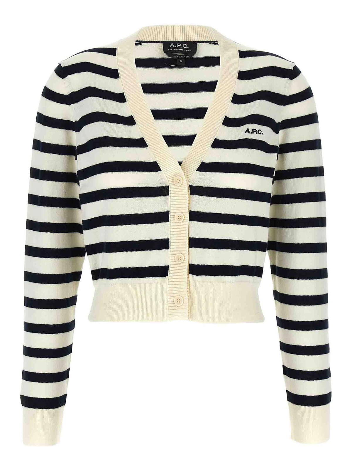 Apc Gaelle Cardigan In Blue