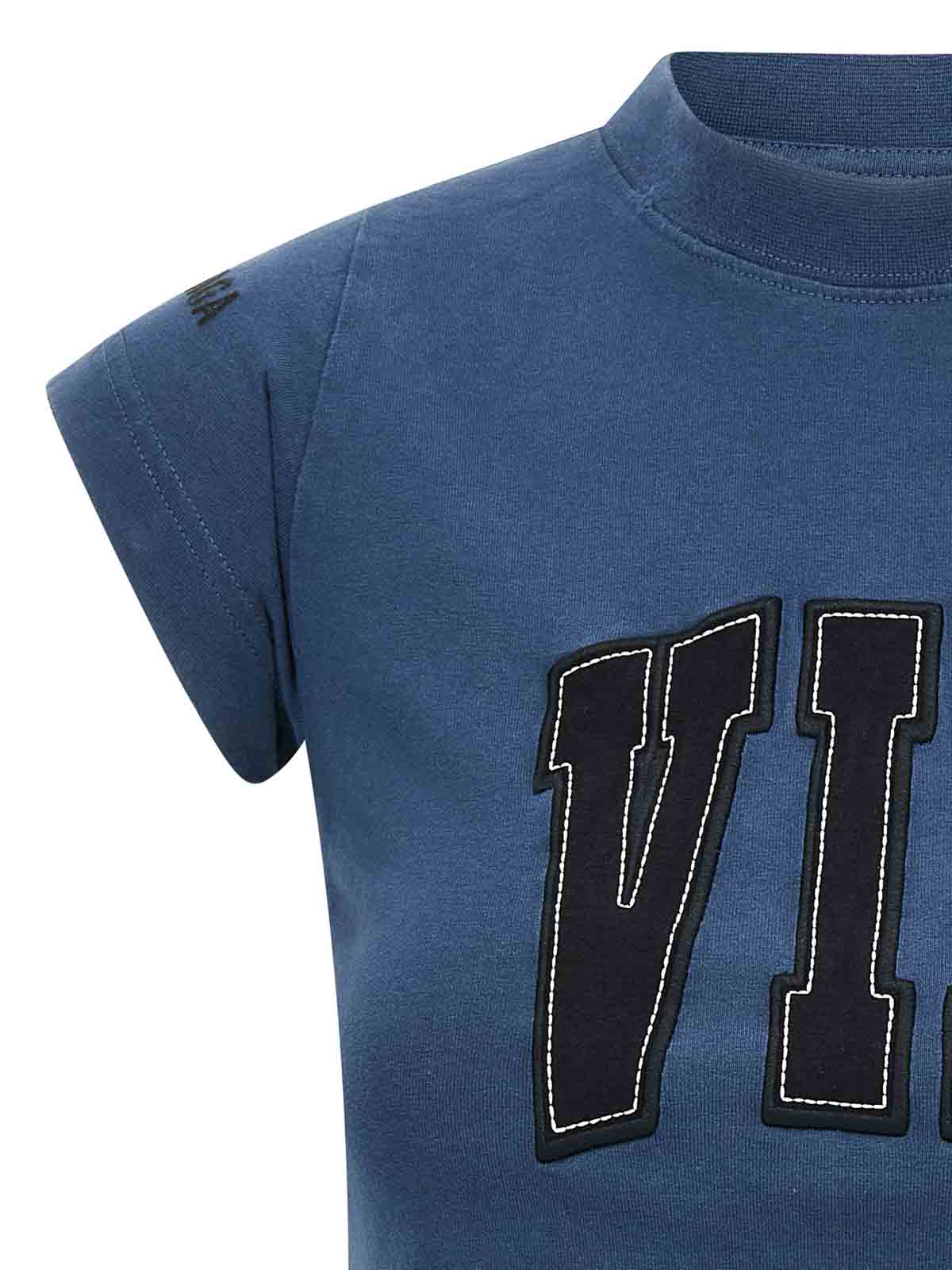 Balenciaga T-shirt In Blue