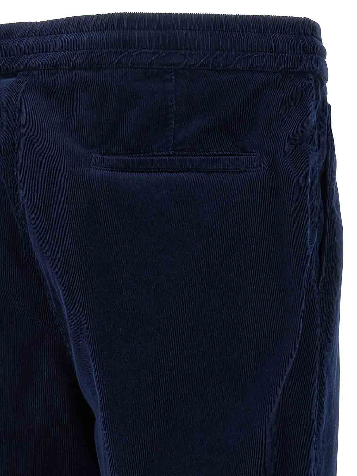 Brunello Cucinelli Corduroy Trousers In Blue