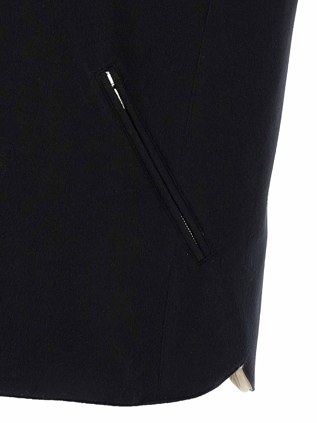 Brunello Cucinelli Men Padded Wool Vest In Black