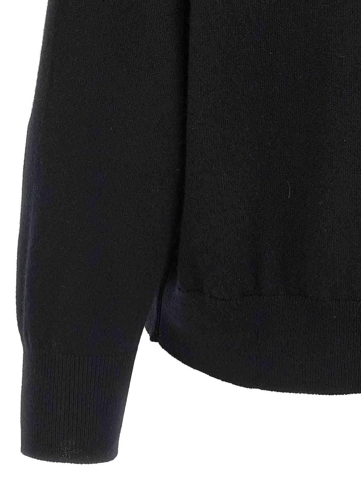 Brunello Cucinelli Monile Crop Sweater In Black