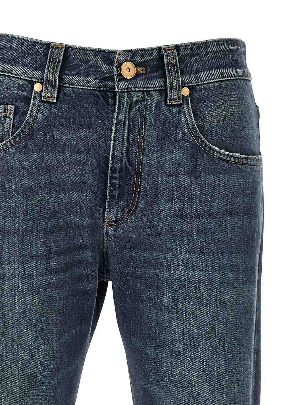 Brunello Cucinelli The Column Jeans In Blue