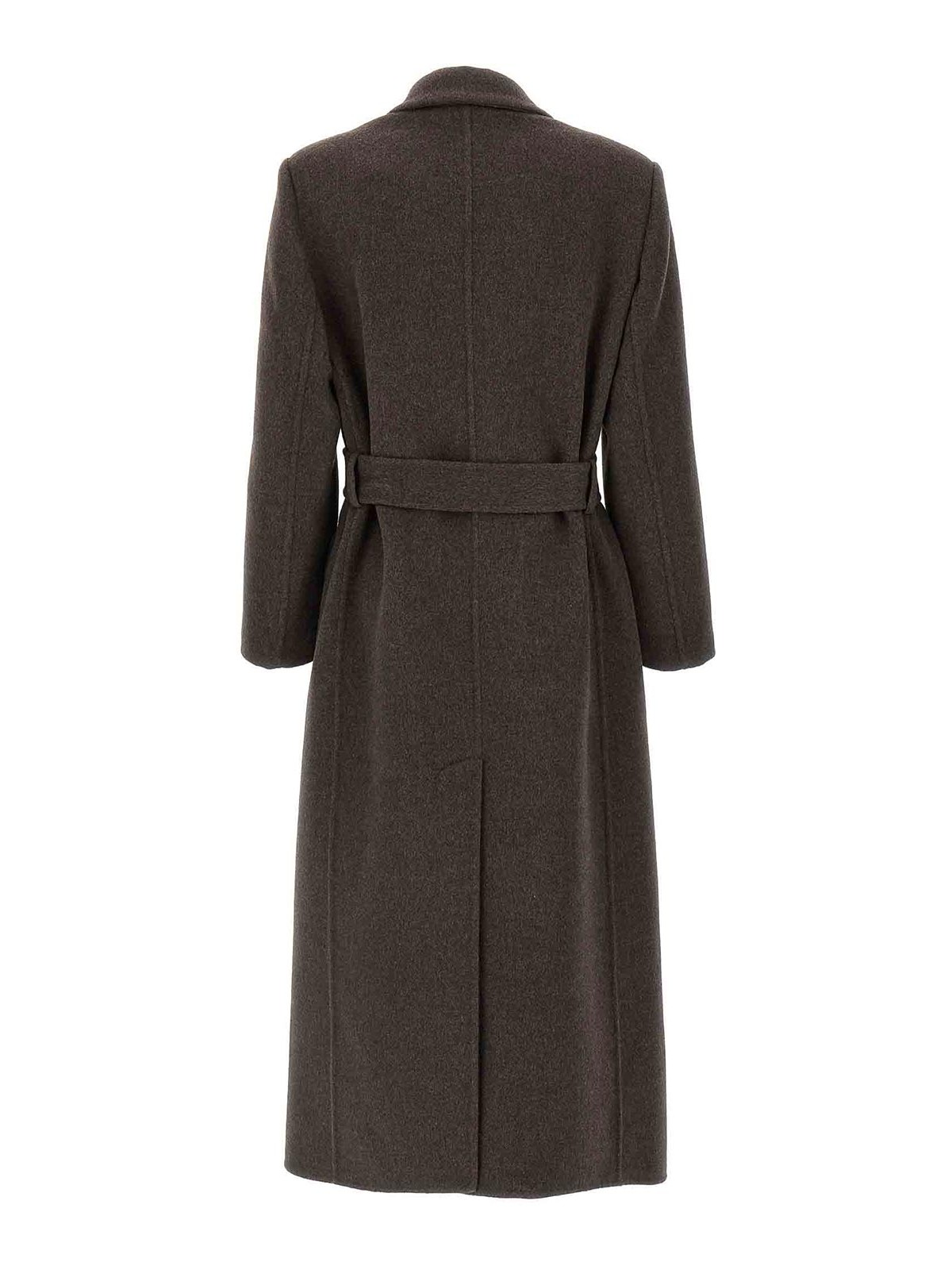 Brunello Cucinelli Double Coat In Brown