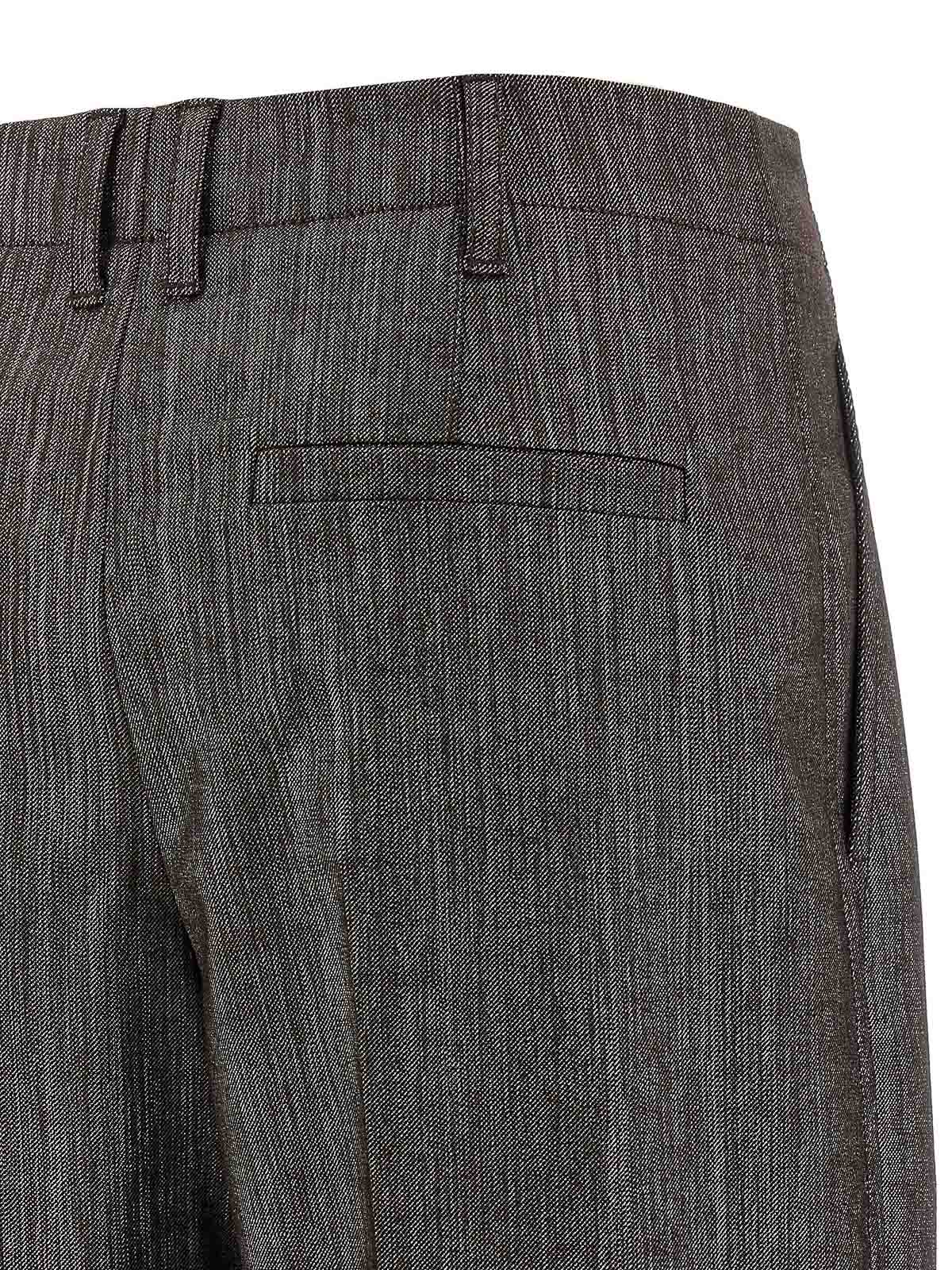 Brunello Cucinelli Lurex Pants In Brown