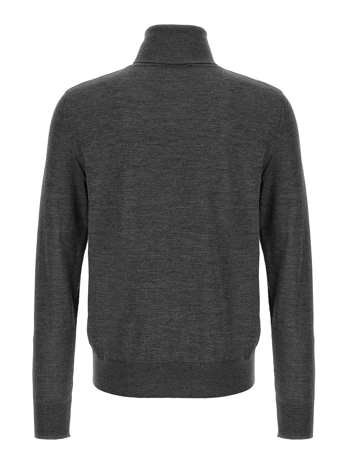 Dsquared2 D2 Turtleneck Sweater In Gray