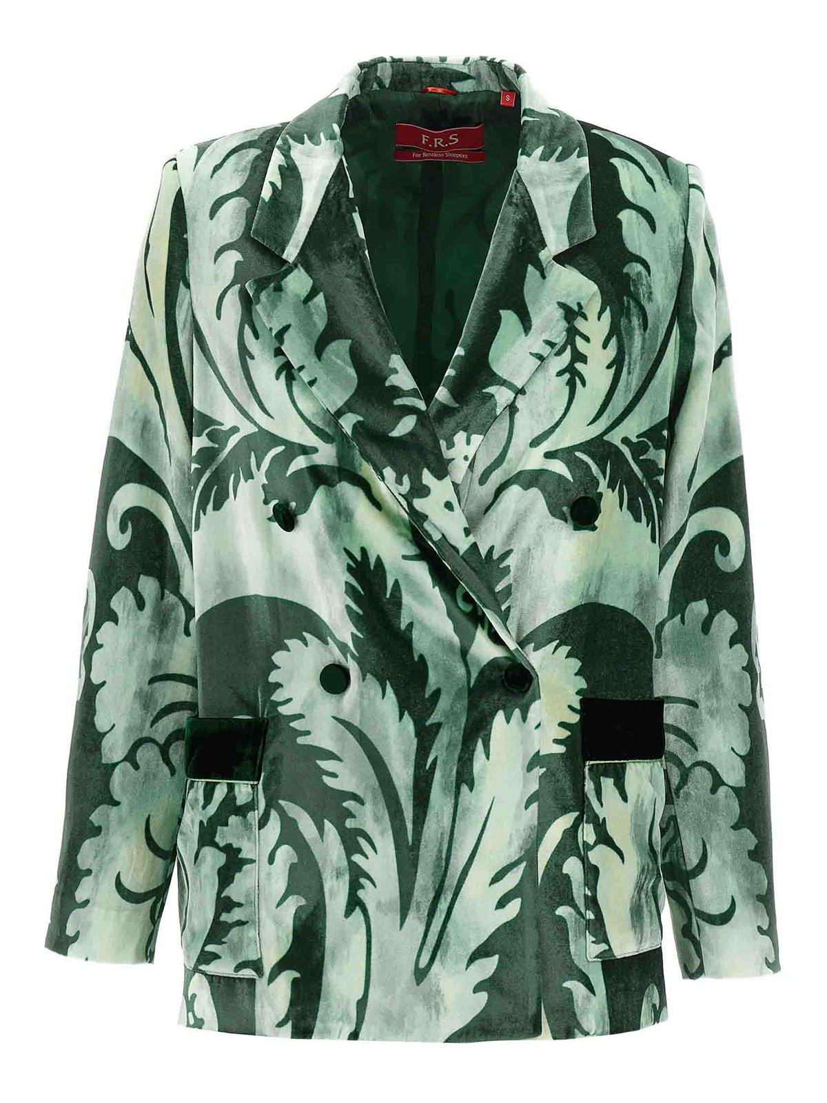 F.r.s For Restless Sleepers Paisley-pattern Blazer In Multi