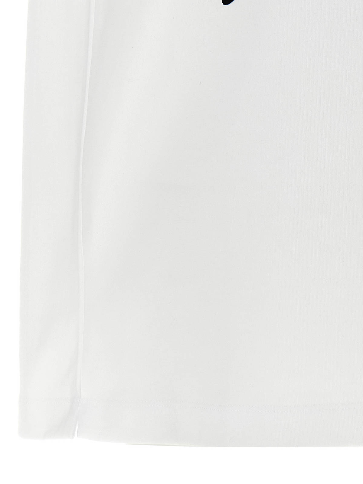 Ferragamo Signature Velvet Logo T-shirt In White
