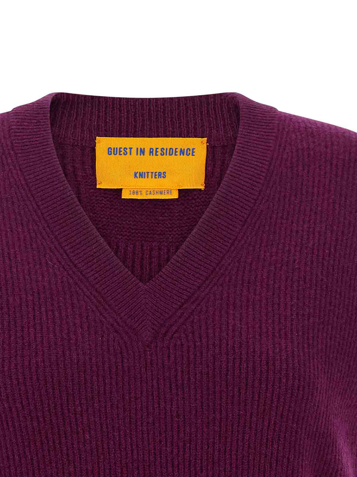 Guest In Residence Rib Vest In Purple