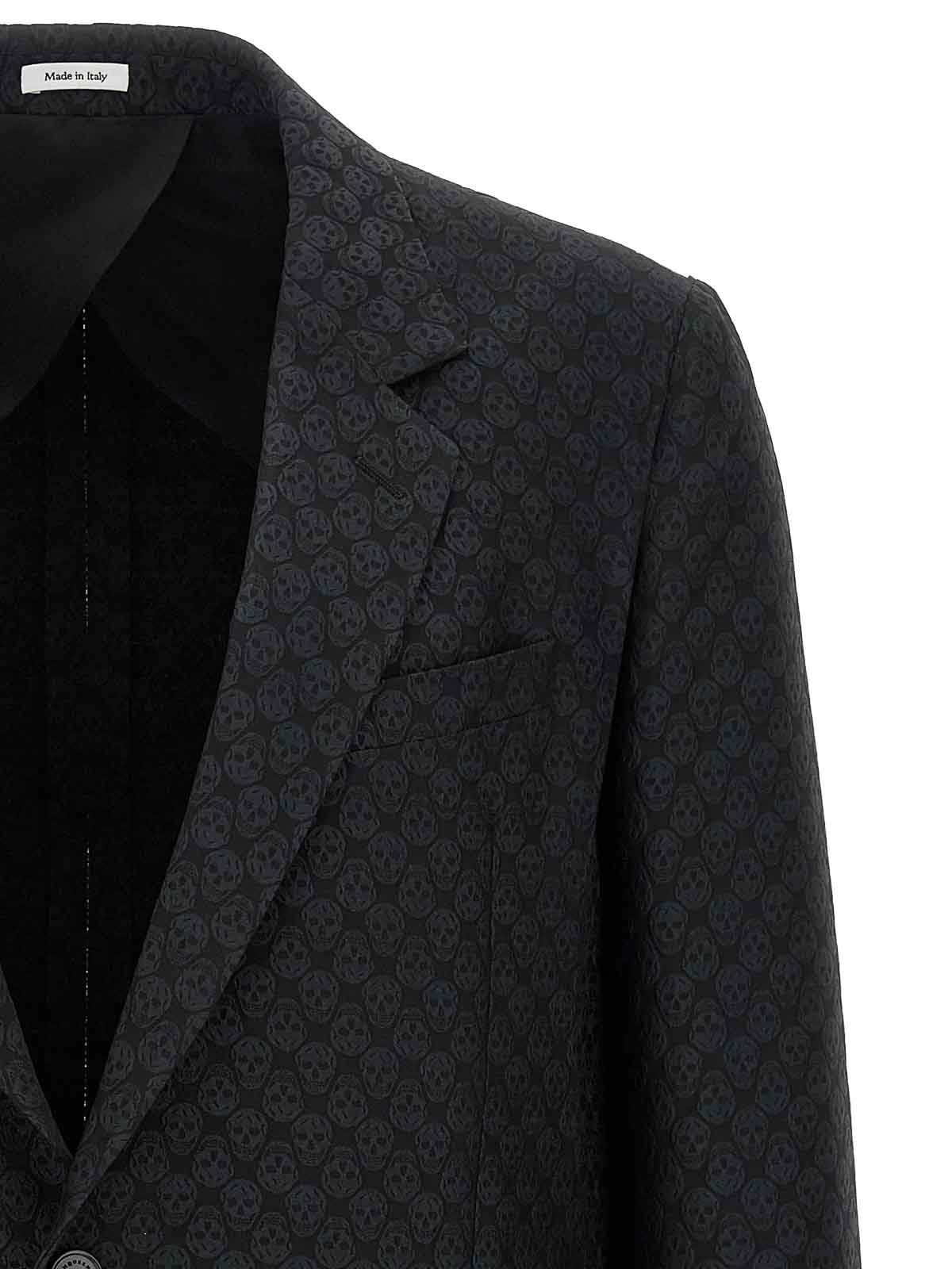Alexander Mcqueen Blazer In Black