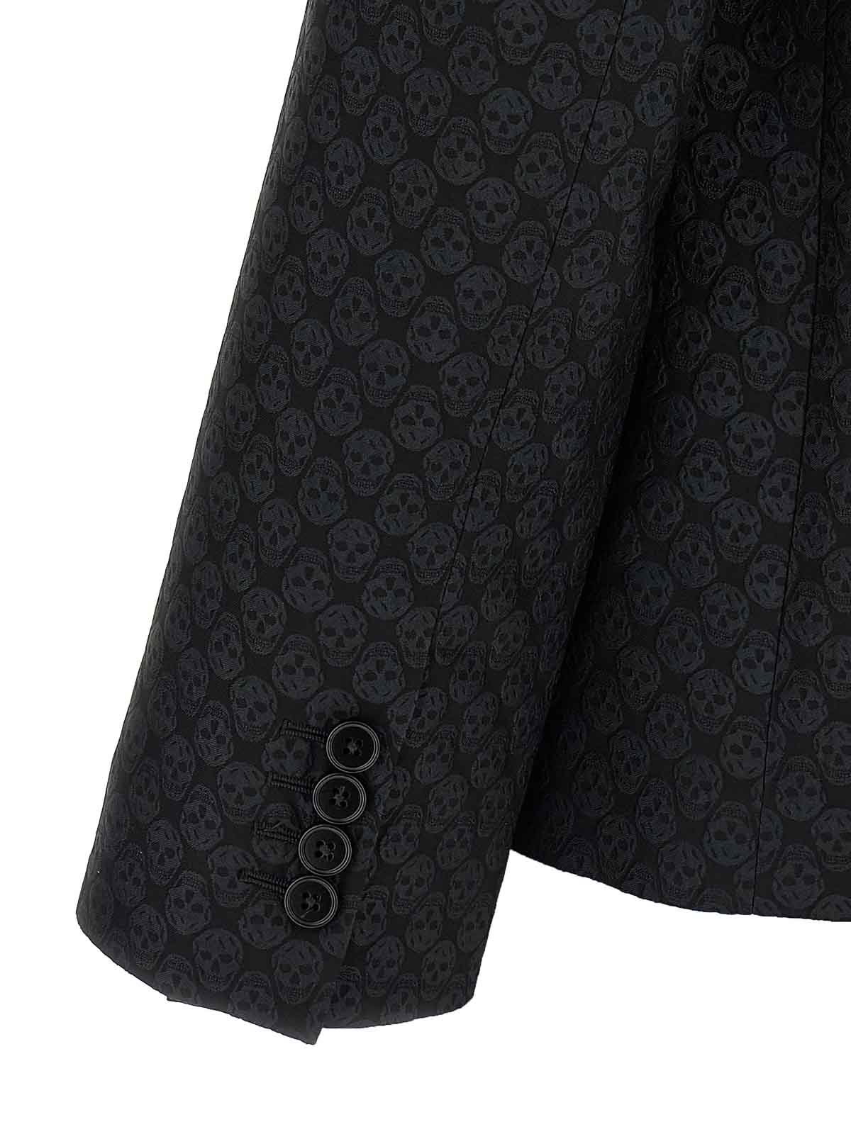 Alexander Mcqueen Blazer In Black