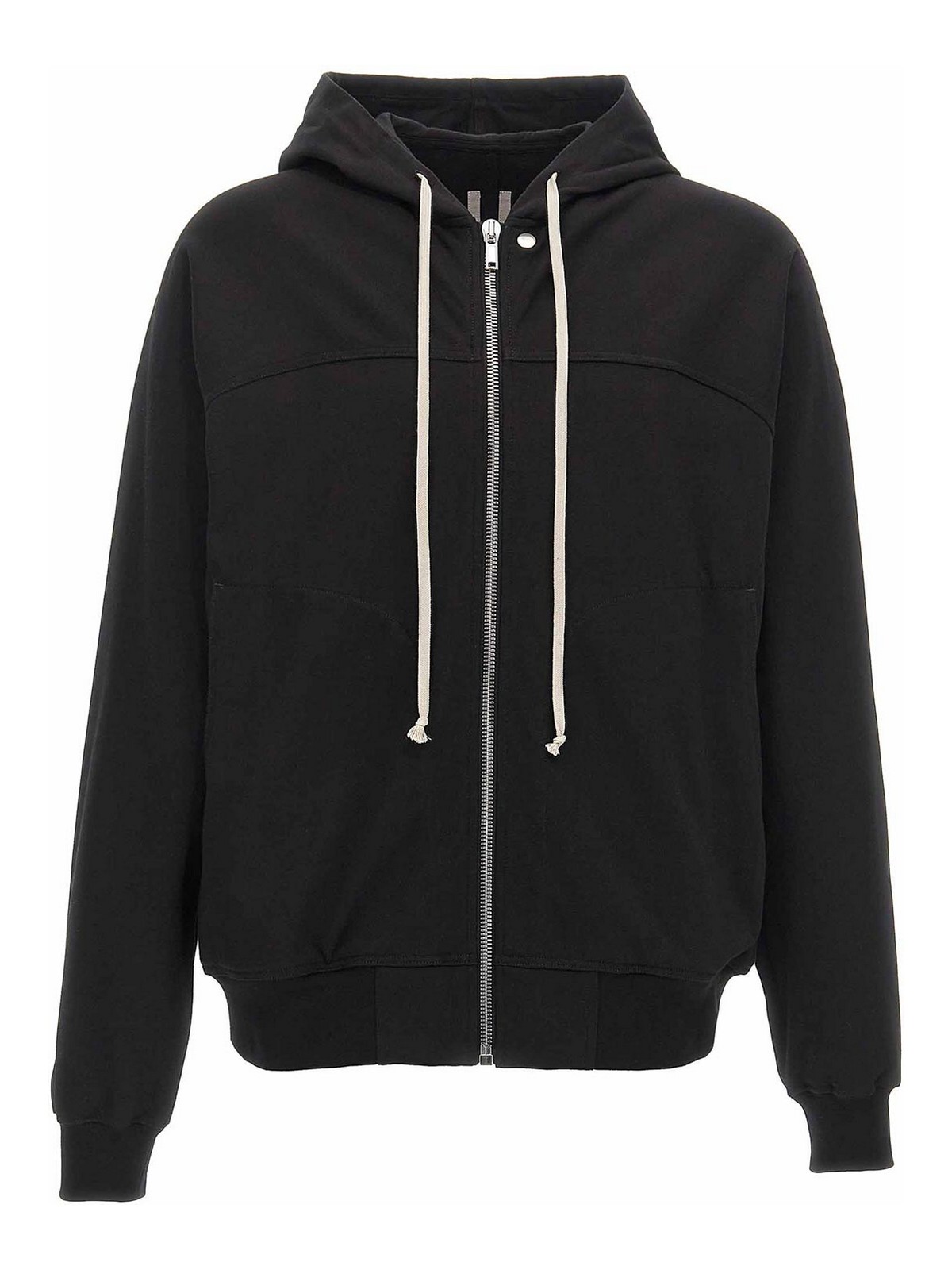 Rick Owens Long-sleeved Sweatshirt In Black
