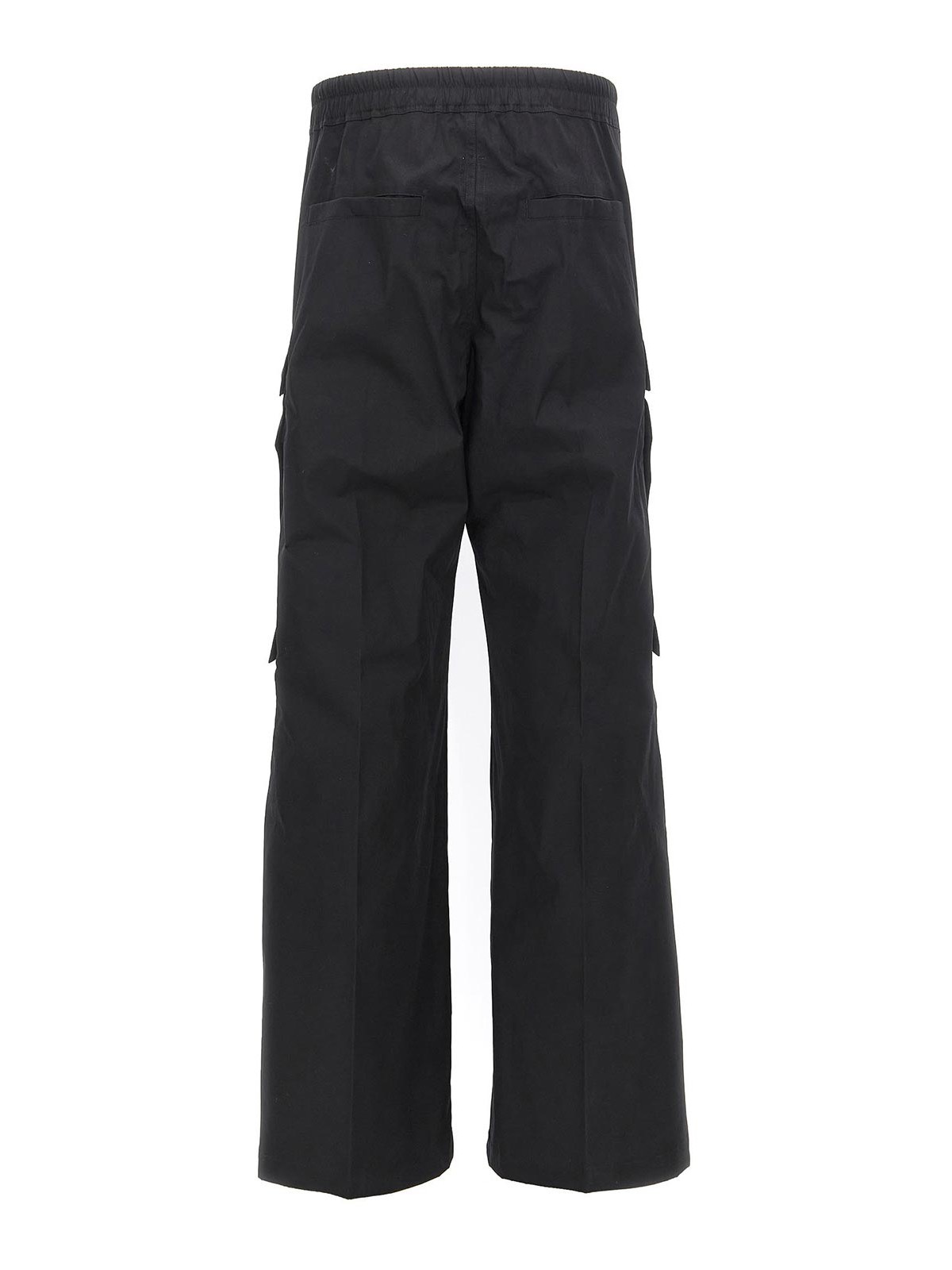 Rick Owens Cargobelas Wool Drill Pants In Black