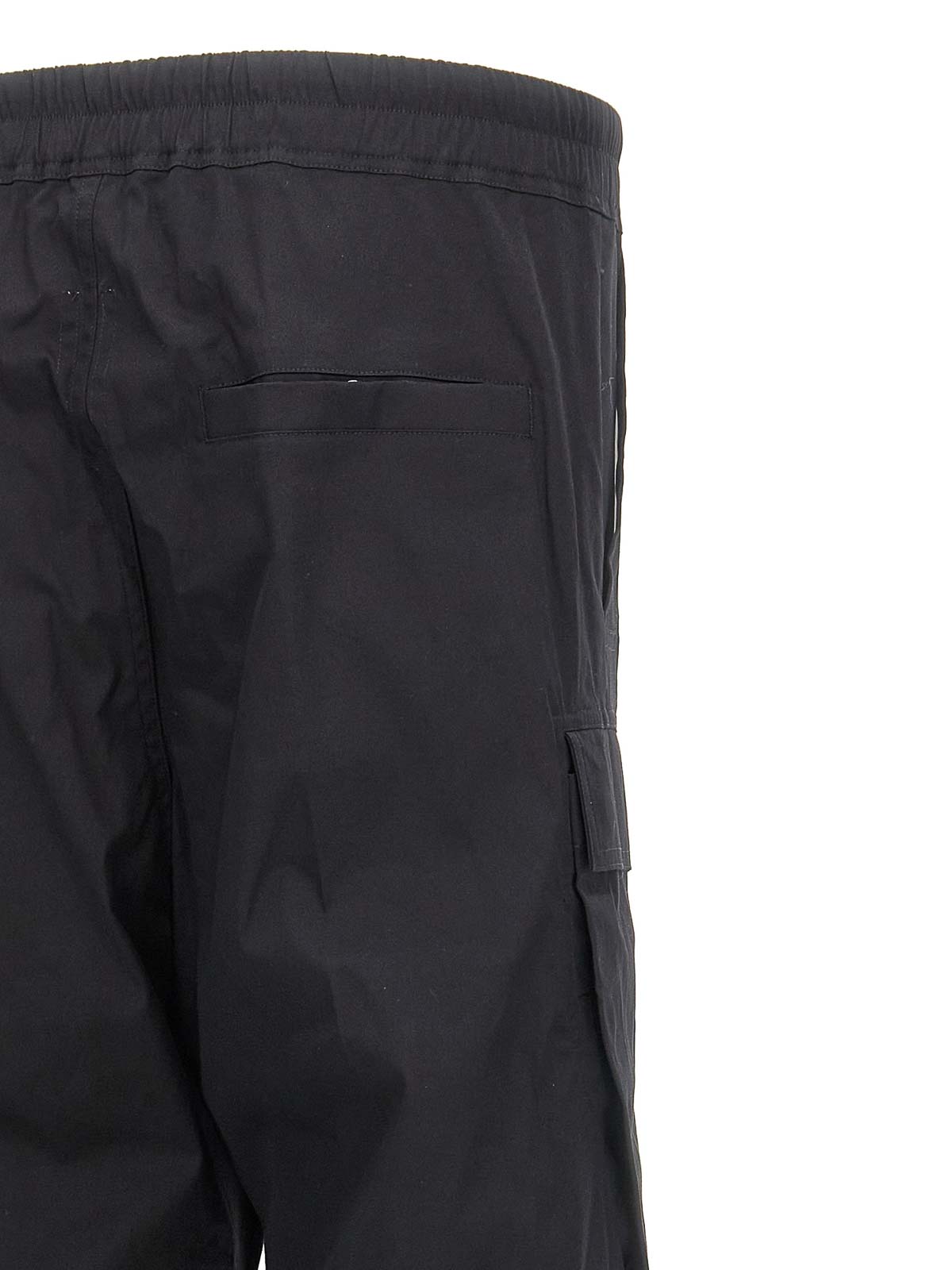 Rick Owens Cargobelas Wool Drill Pants In Black