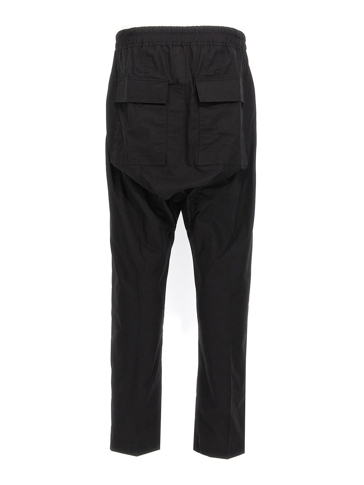 Rick Owens Drawstring Long Pants In Black