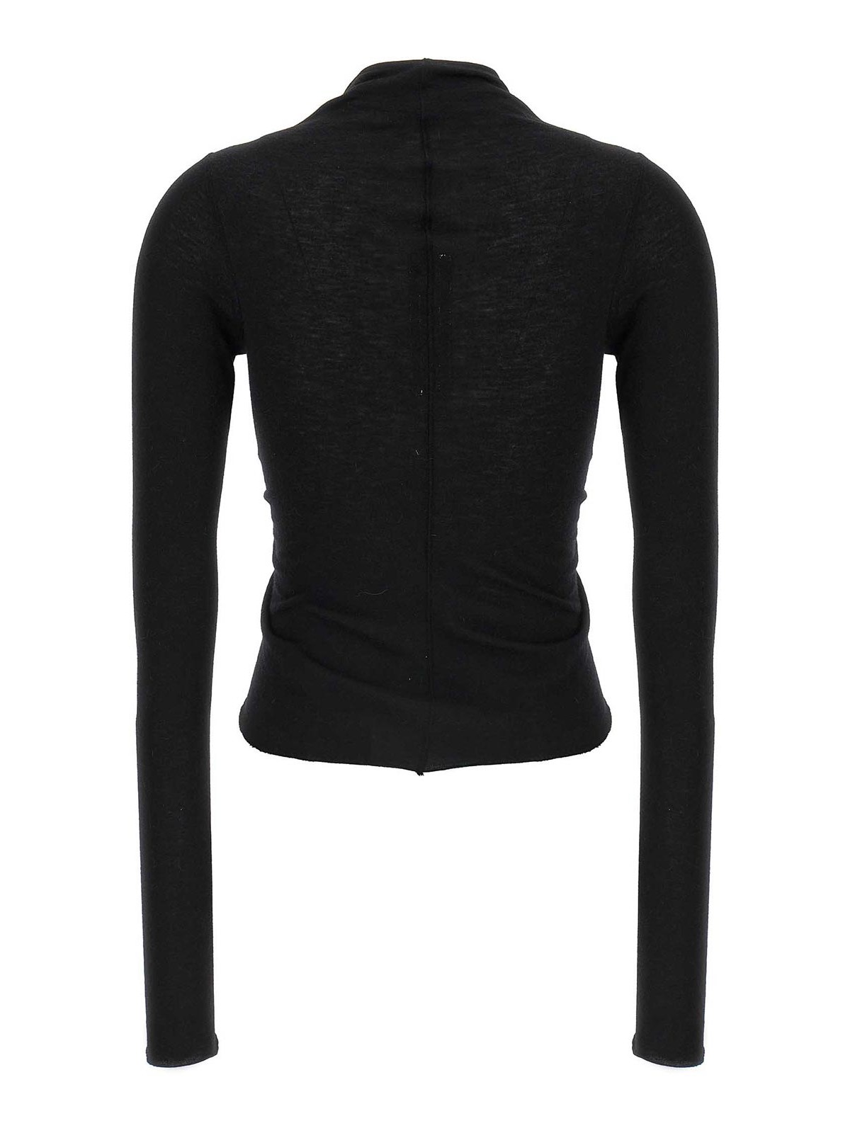 Rick Owens Allanah Ls T Sweater In Black