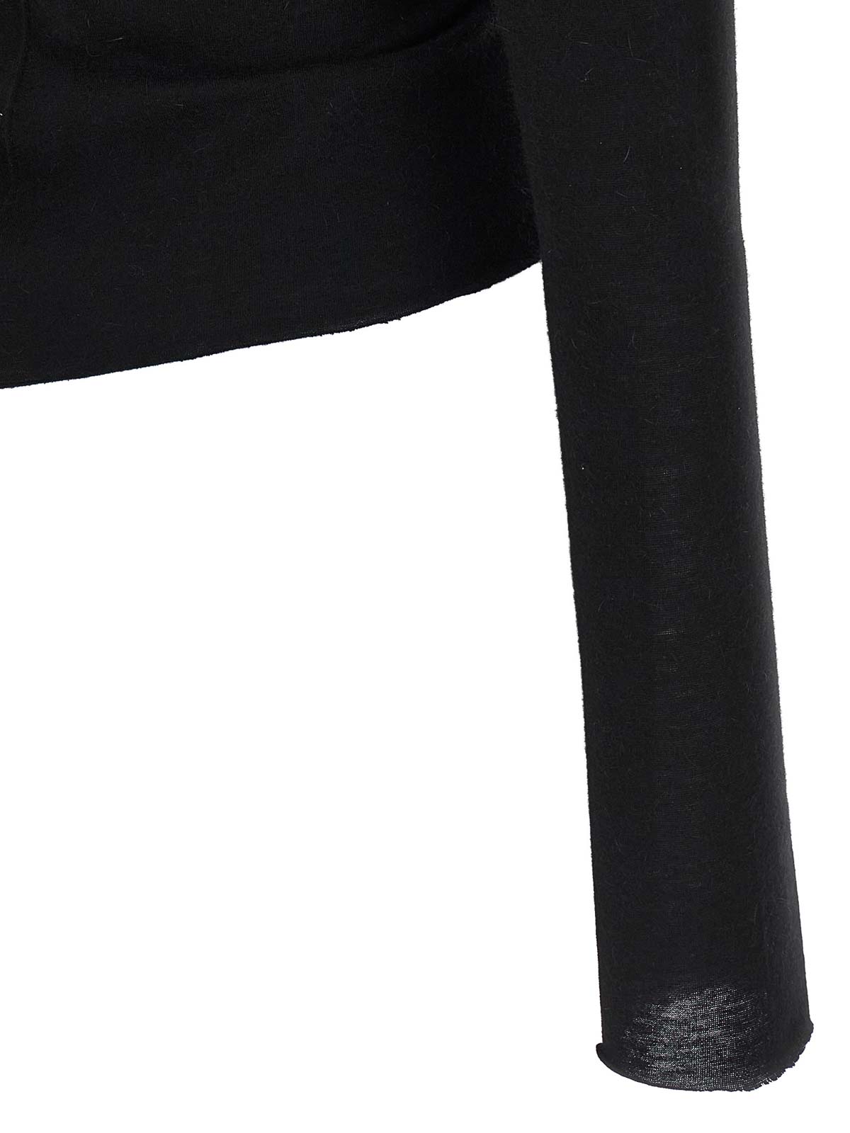 Rick Owens Allanah Ls T Sweater In Black