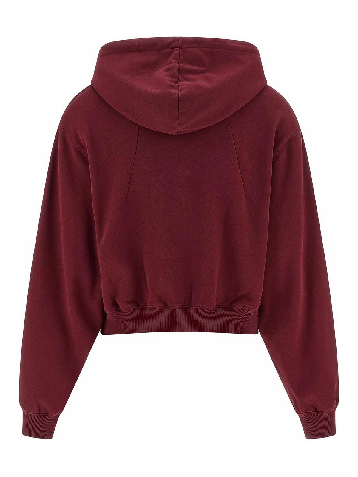 Rotate Birger Christensen Rotate Burgundy Cotton Sweatshirt Women In Red