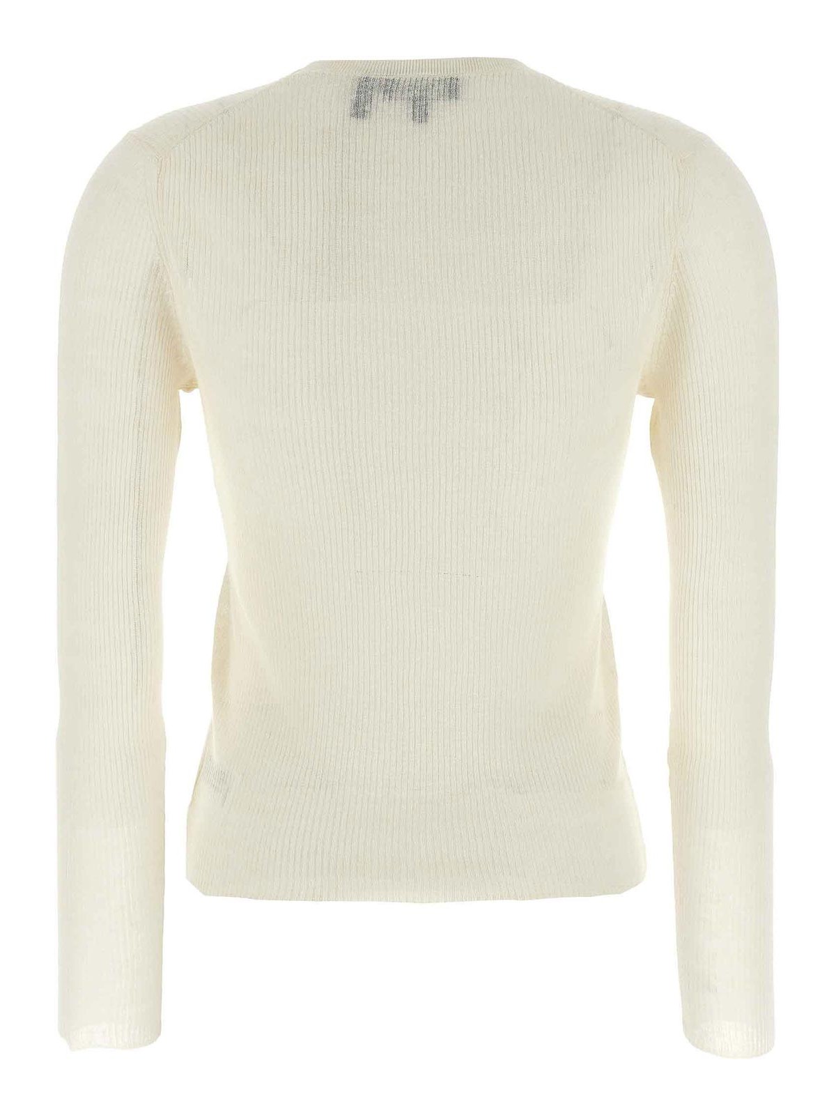 Theory Viscose Linen Sweater In Neutral